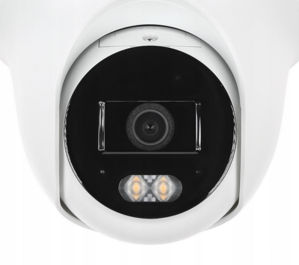 IP CAMERA 4MP 2K+ DAHUA FULL COLOR LED + IR Microphone PoE Speaker Brand Dahua