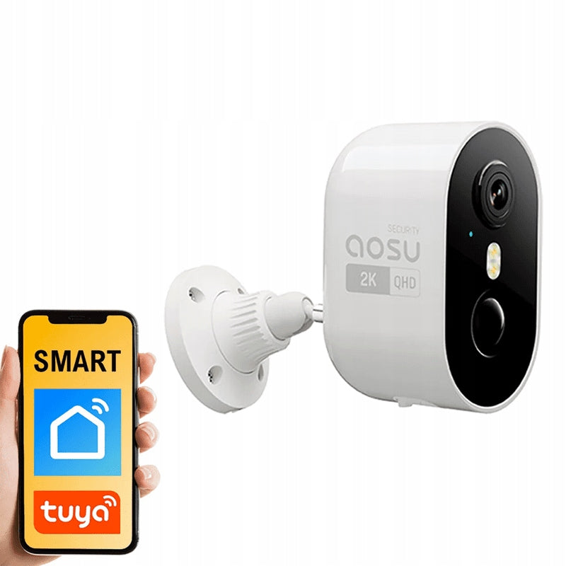 IP CAMERA WIRELESS WIFI BT 2K TUYA OUTDOOR MONITORING MOTION SENSOR