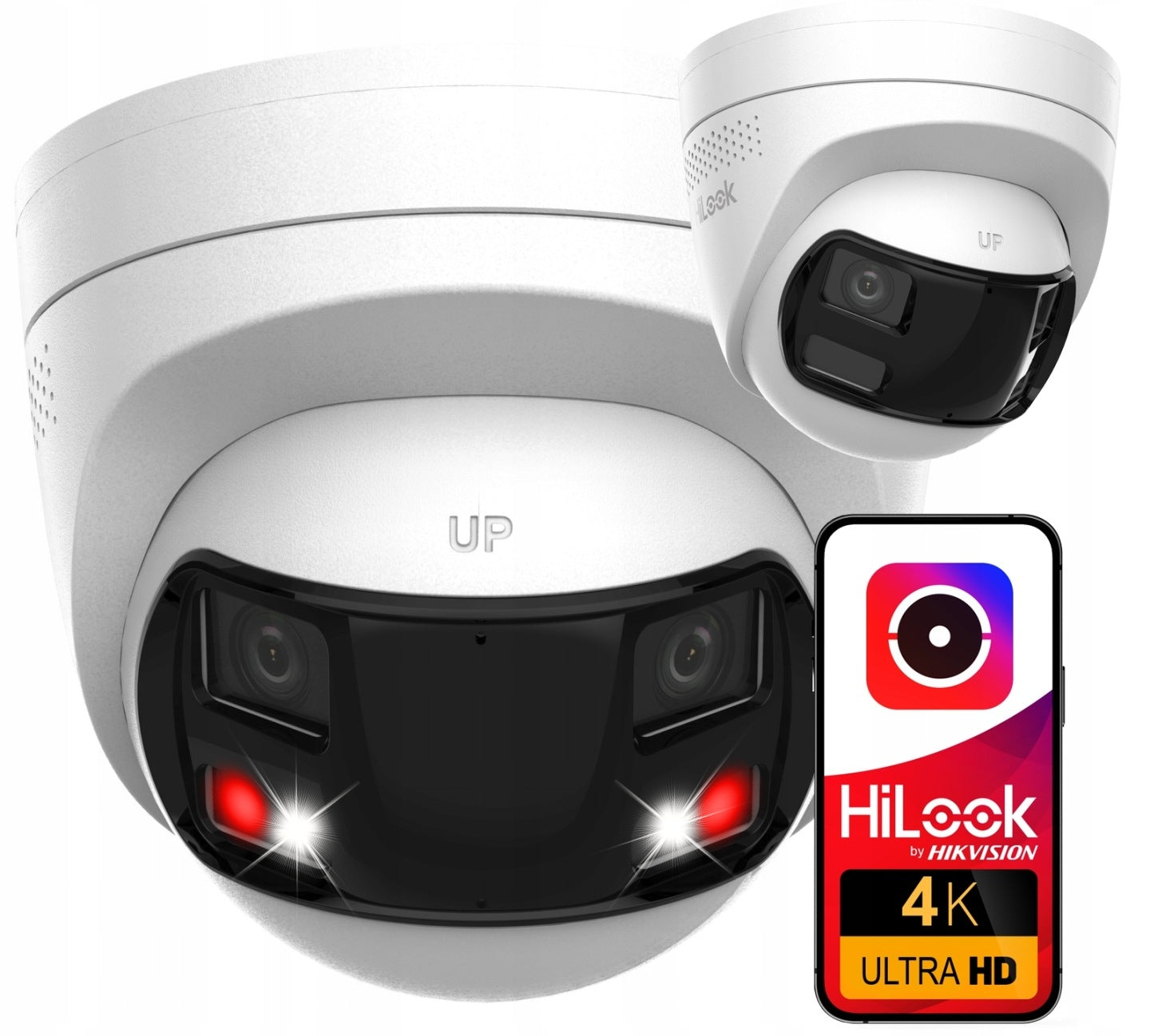 IP Camera 8MPx 4K HiLook by Hikvision IPC-T280HAD-LUF/SL Panoramic 180°