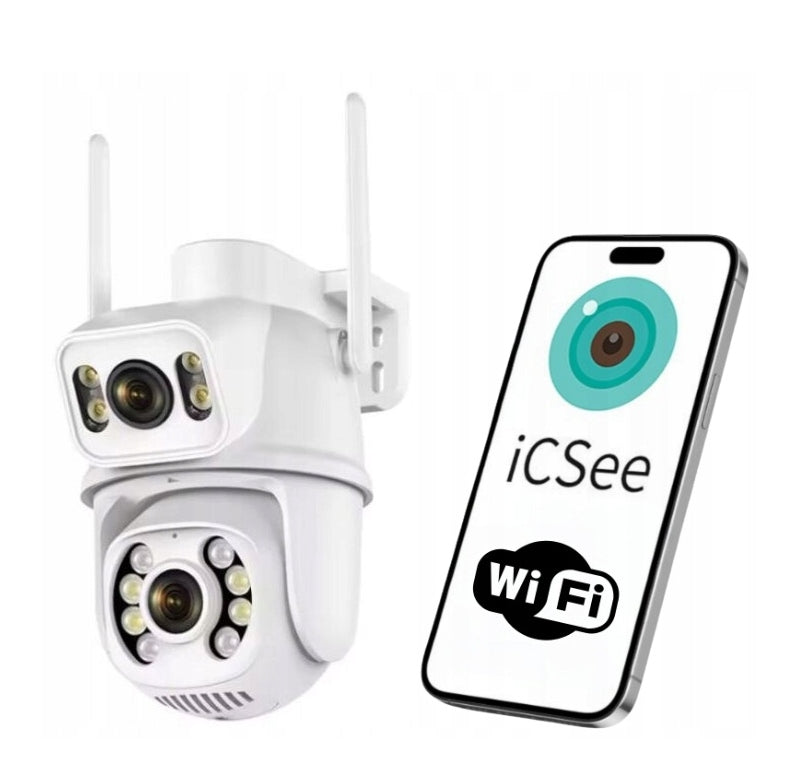 IP Camera WiFi Home Garden Set Monitoring Phone iCsee Full HD 360 Game