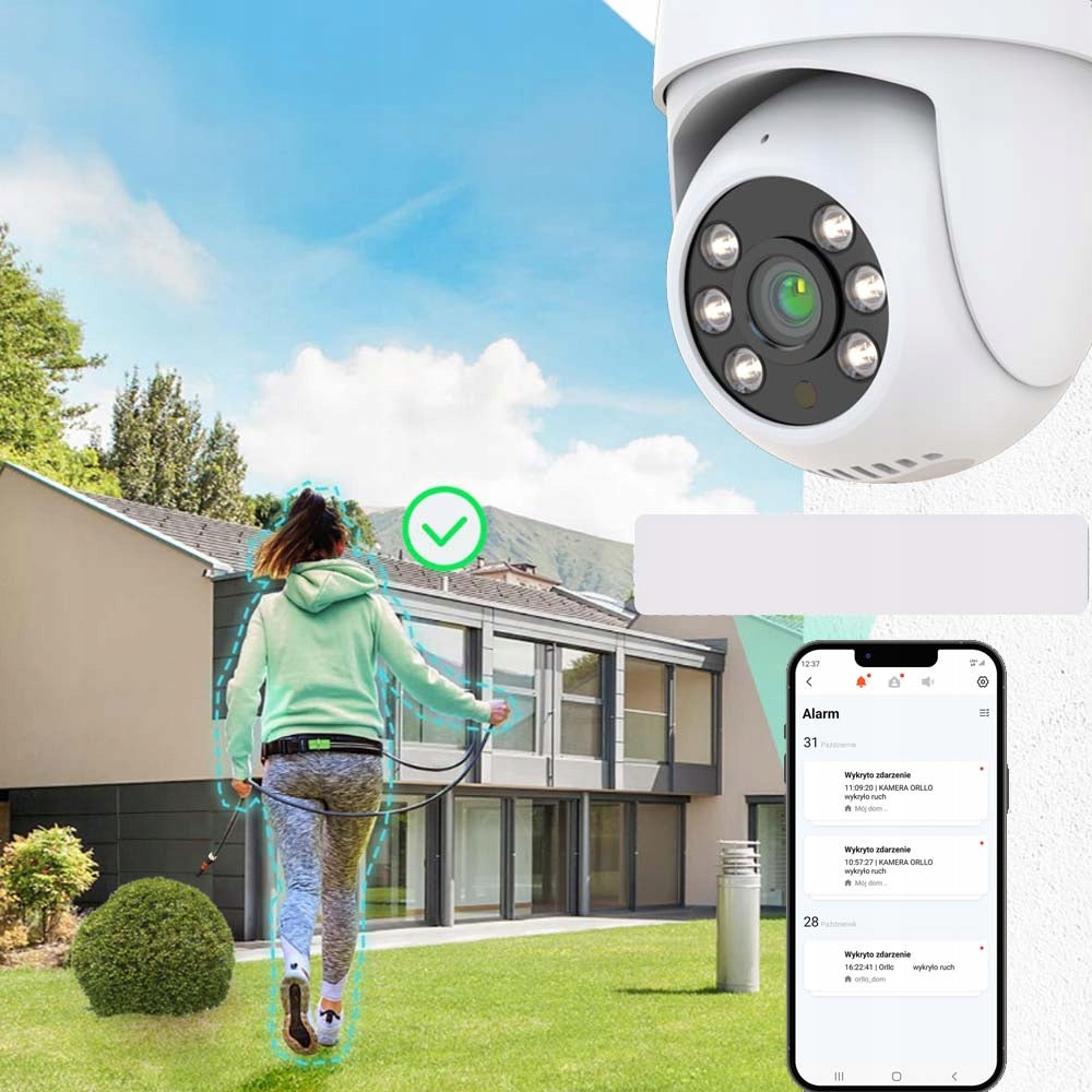 IP Camera WiFi Outdoor Rotating Wireless 4Mpx ORLLO TZ2 PRO +FREEBIE Brand Orllo