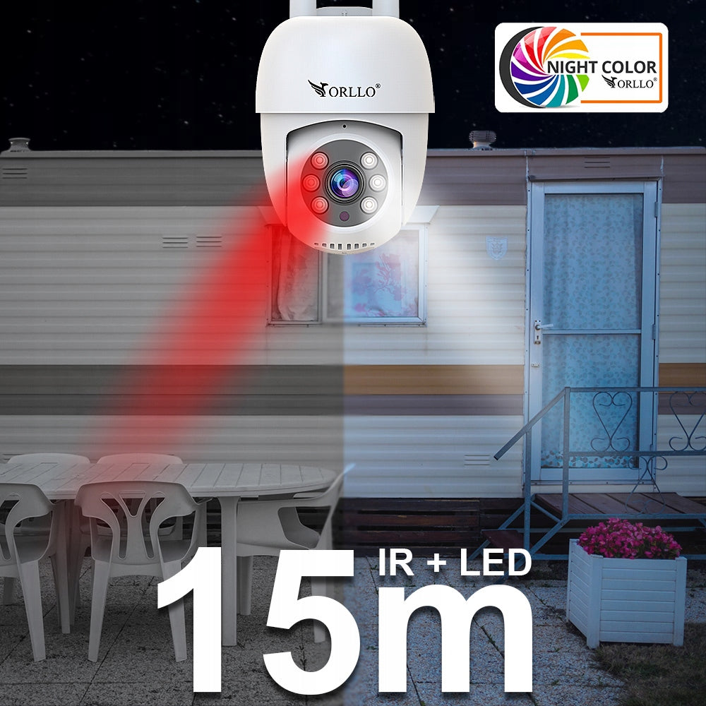 IP Camera WiFi Outdoor Rotating Wireless 4Mpx ORLLO TZ2 PRO +FREEBIE Product weight with unit packaging 1 kg