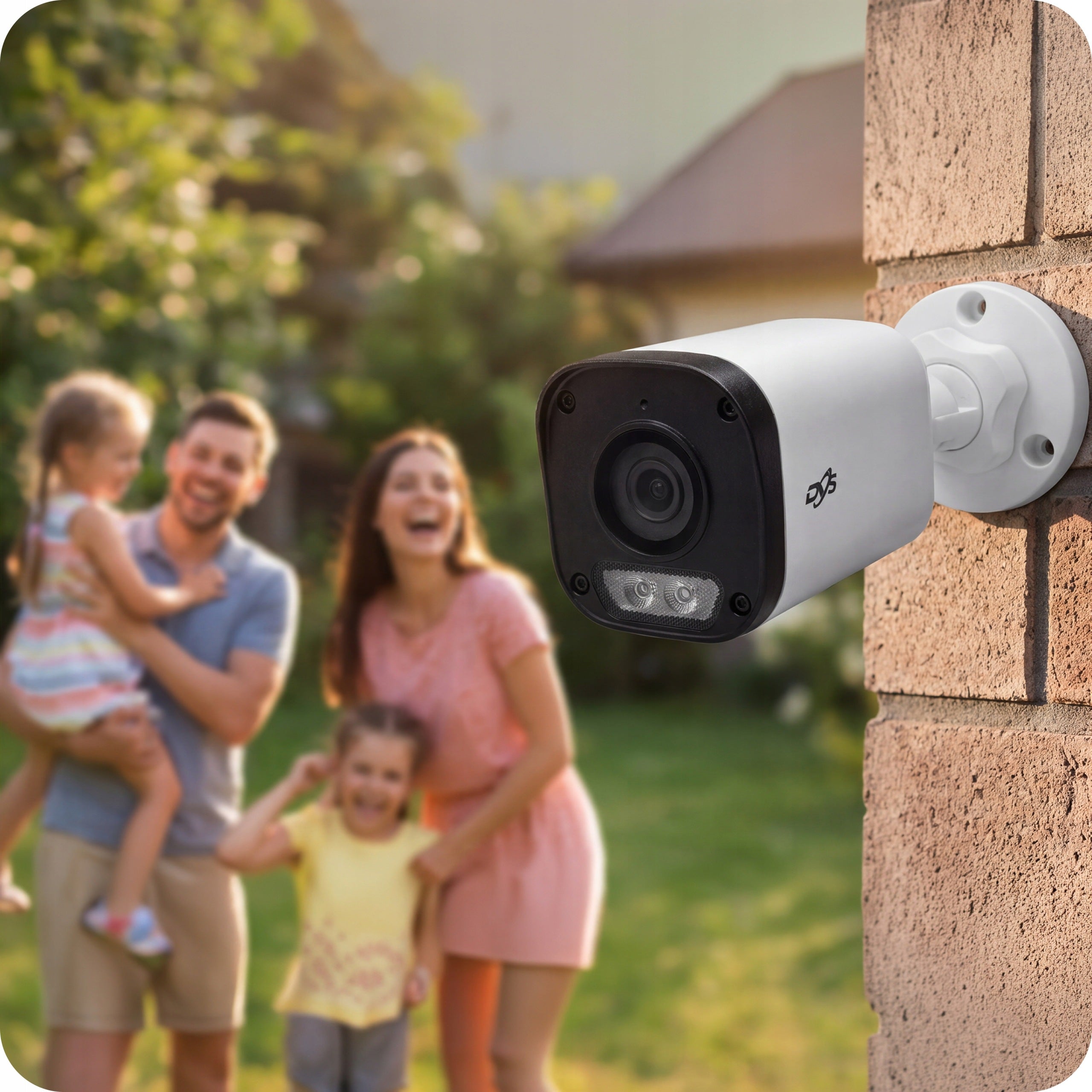IP MONITORING System 6x Outdoor POE Camera 4Mpx Drive 1TB DVS Manufacturer code ZESTAW MONITORINGU 6 KAMER IP POE 4MPX 1TB