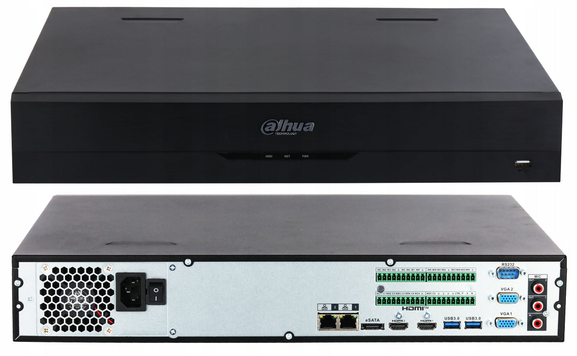 IP RECORDER DAHUA NVR5464-EI2 64 CHANNELS WizSense AI Analytics
