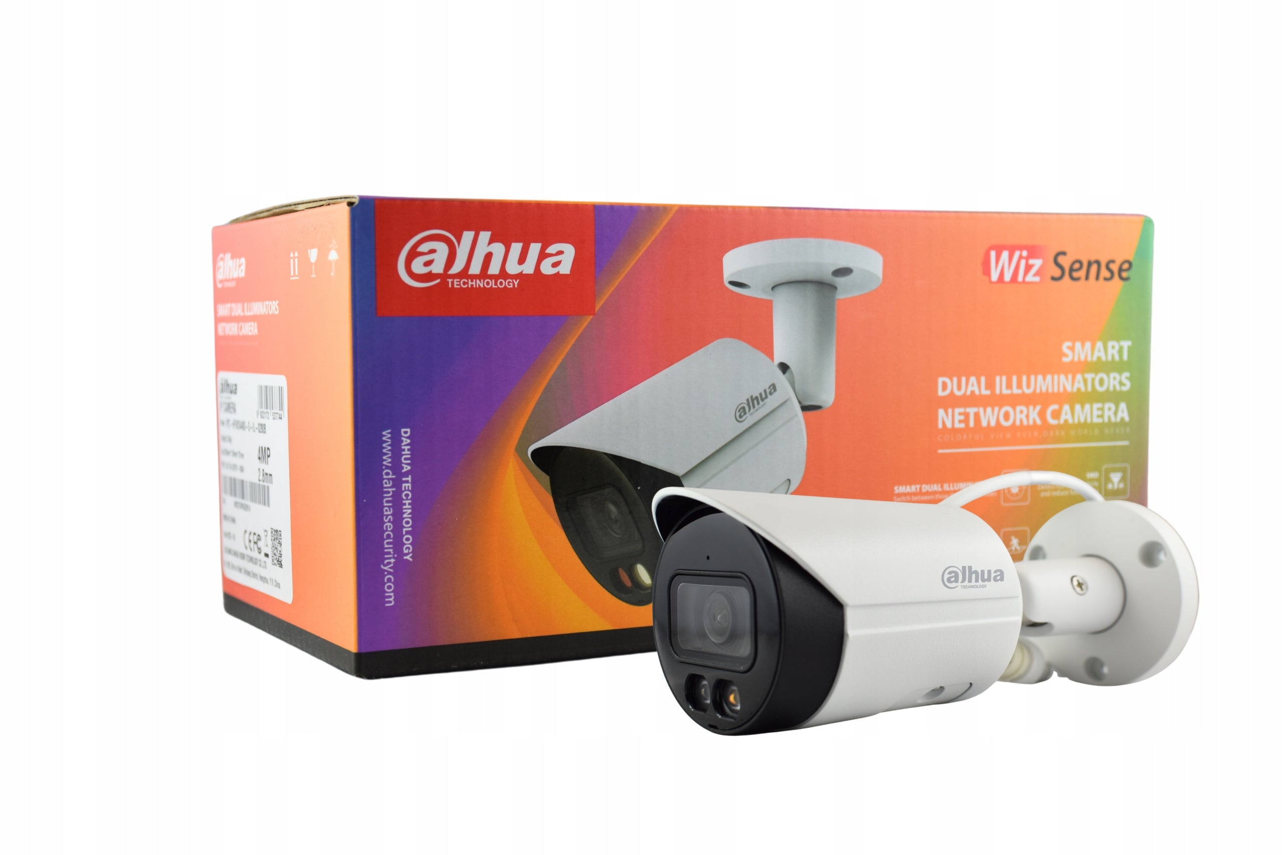 IP camera Dahua IPC-HFW2849S-S-IL-0280B 8Mpx 4K UHD microphone detection