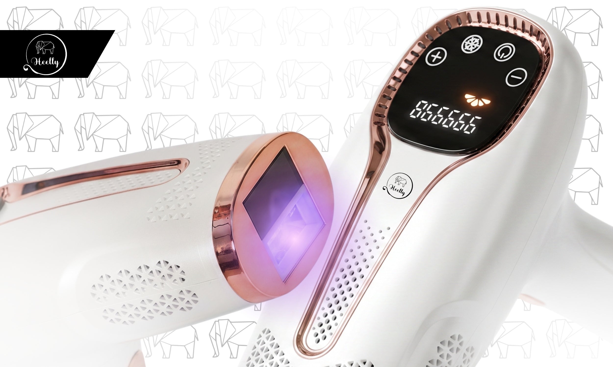IPL EPILATOR FOR BODY HAIR LASER BIKINI LEGS PAINLESS HAIR REMOVAL Manufacturer code Depilator Heelly prezent dla kobiety ICE