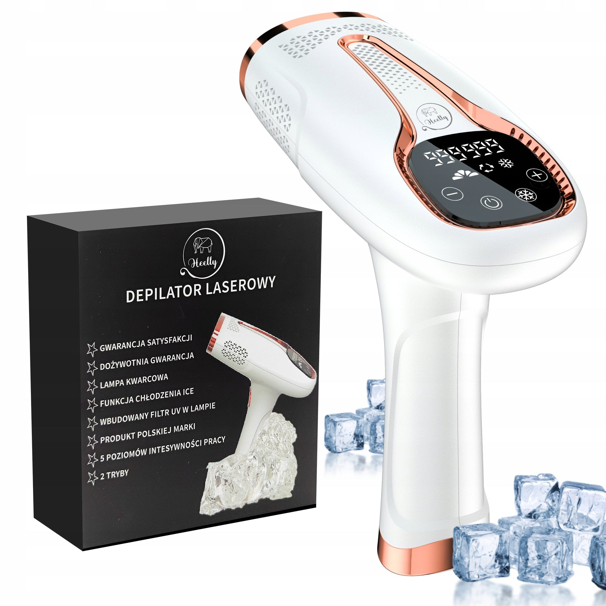 IPL EPILATOR FOR BODY HAIR LASER BIKINI LEGS PAINLESS HAIR REMOVAL Manufacturer code depilator ciała laserowy prezent dla kobiety