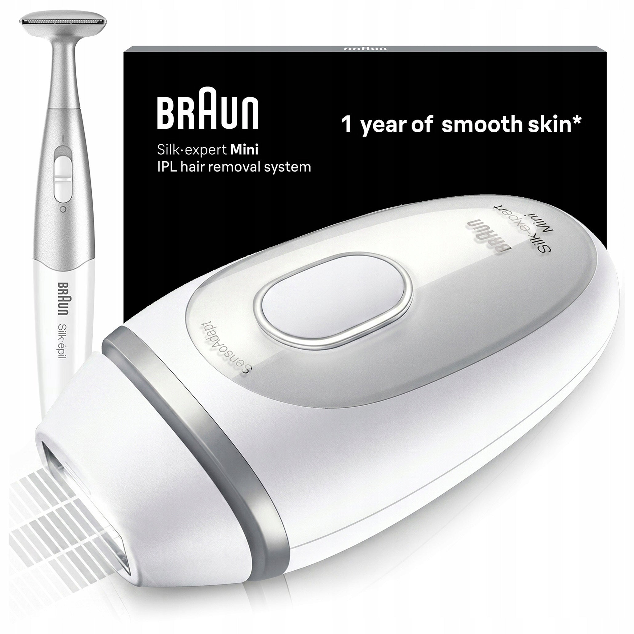 IPL LASER EPILATOR FOR FACE LEGS BIKINI BRAUN Silk-expert Skin epil PRO
