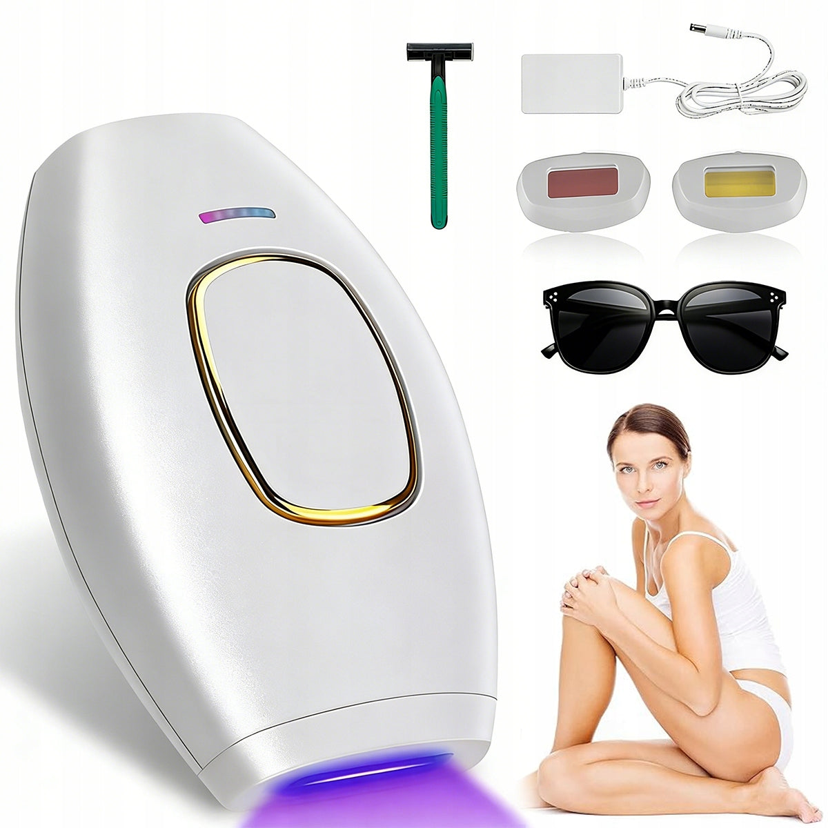 IPL LASER EPILATOR FOR FACIAL HAIR BIKINI HAIR REMOVAL 5 MODES