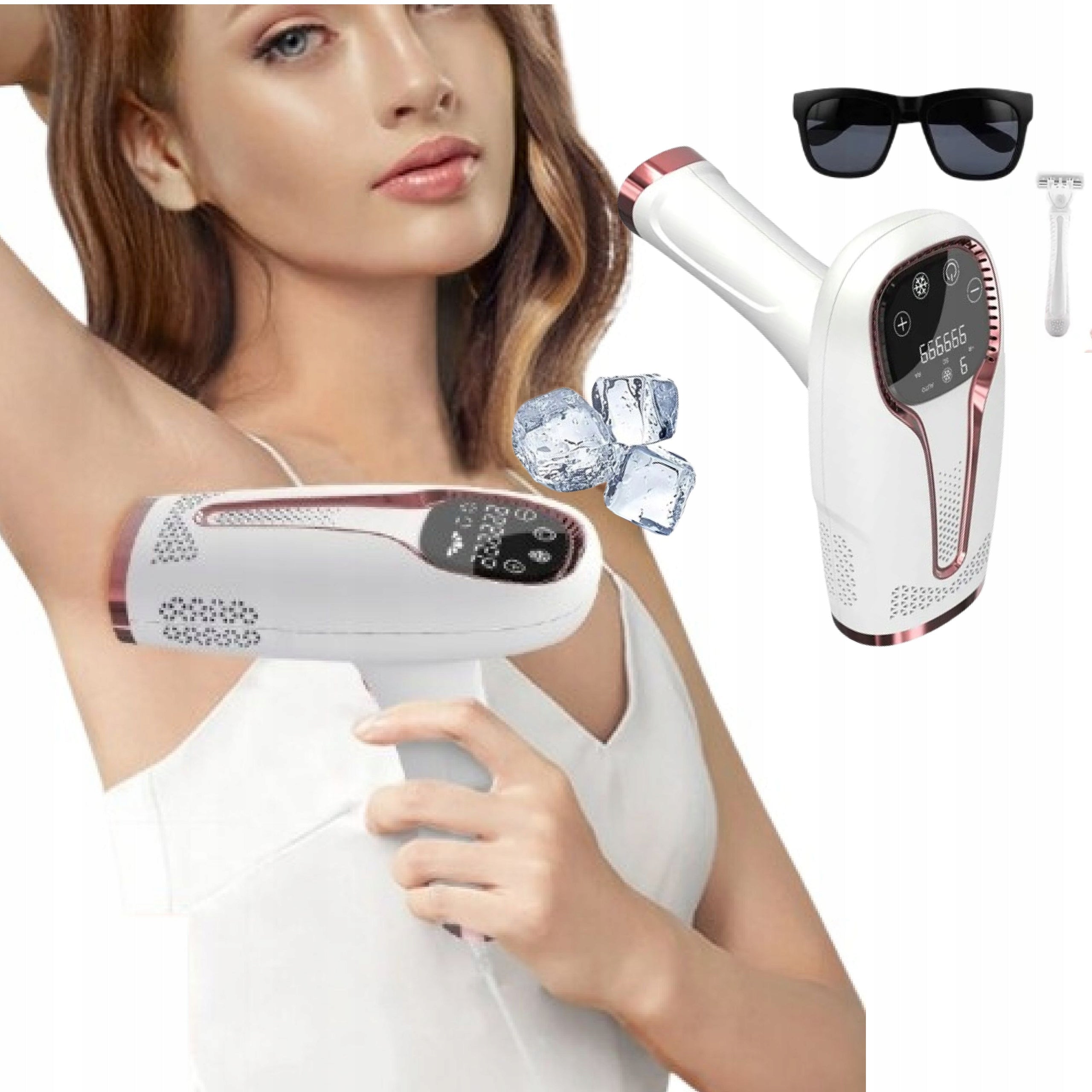 IPL LASER EPILATOR PAINLESS FOR BODY HAIR BIKINI FILTER UV ICE COOL Packaging status original