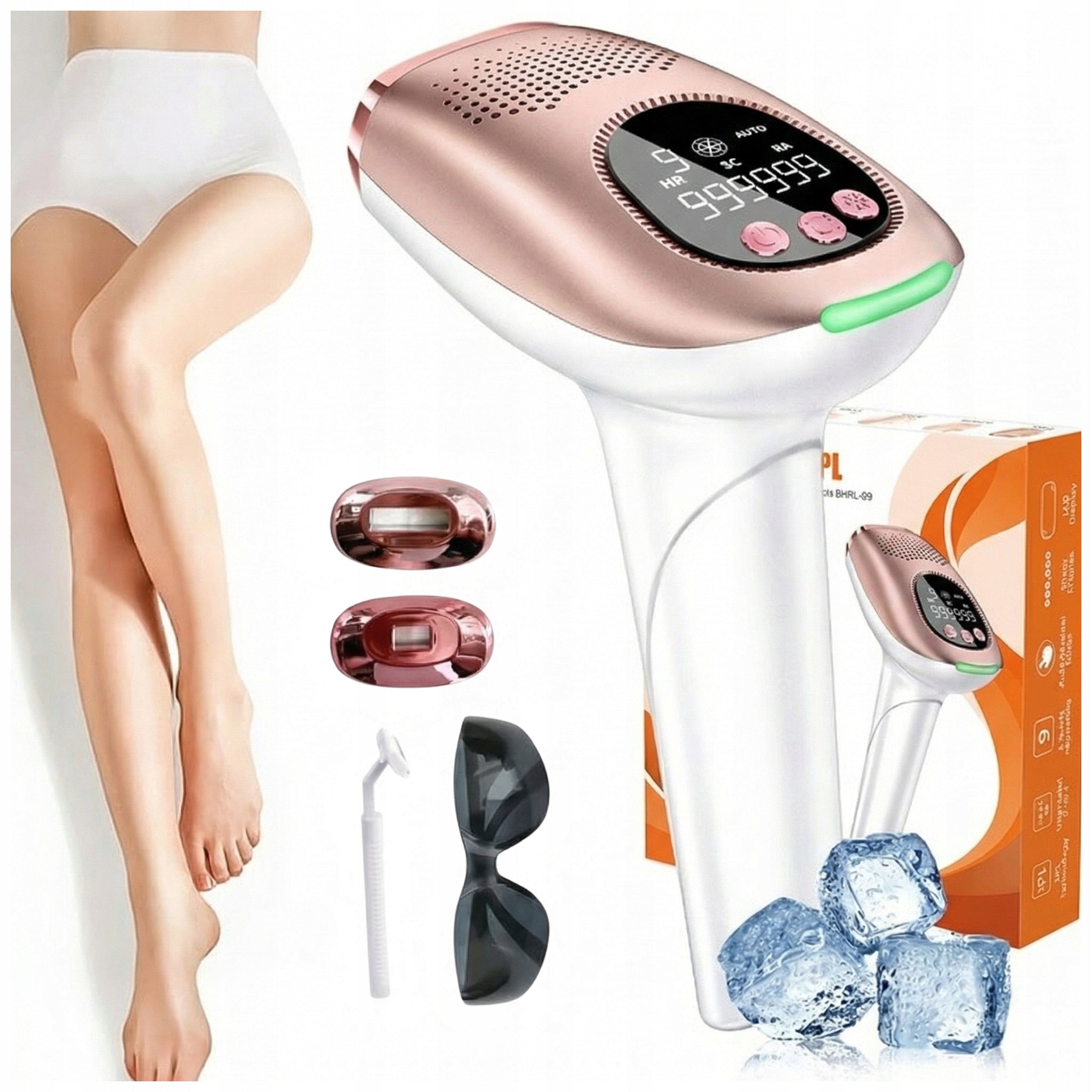 IPL LASER EPILATOR Painless FOR BODY FACE BIKINI HAIR REMOVAL