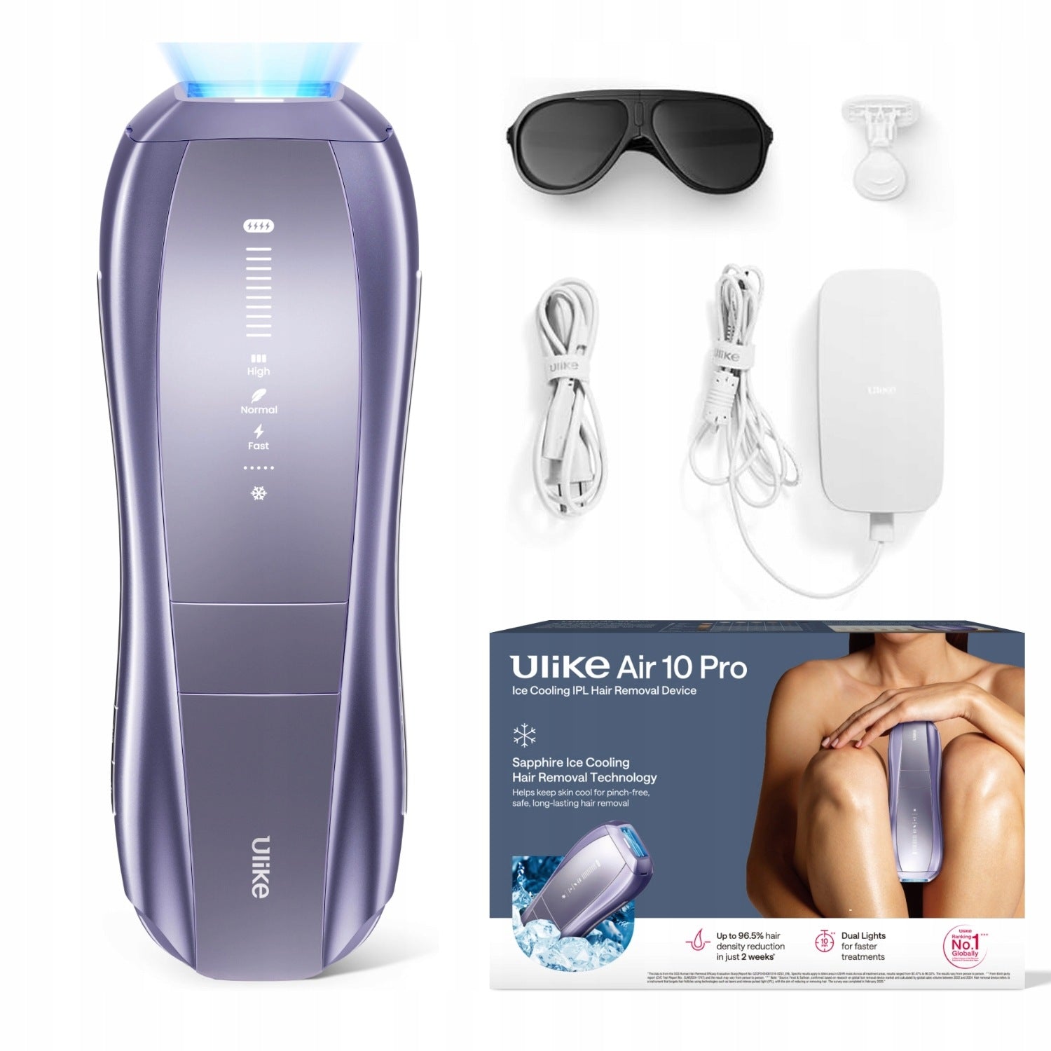 IPL Laser Epilator Ulike Air 10 Pro Painless Cooling Body Bikini