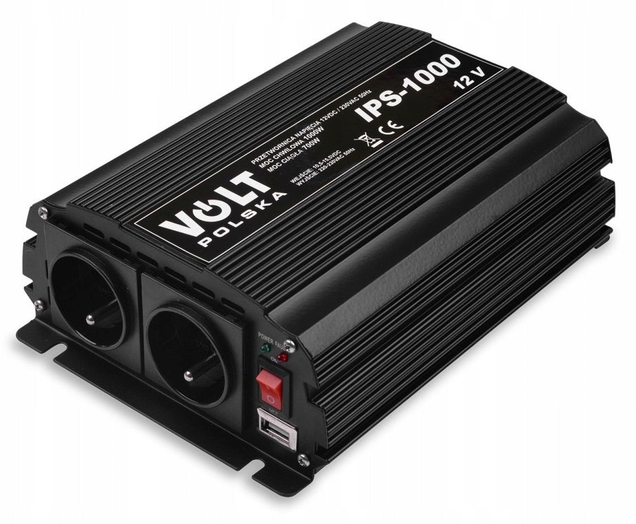 IPS 12V/230V 700/1000W USB VOLTAGE CONVERTER