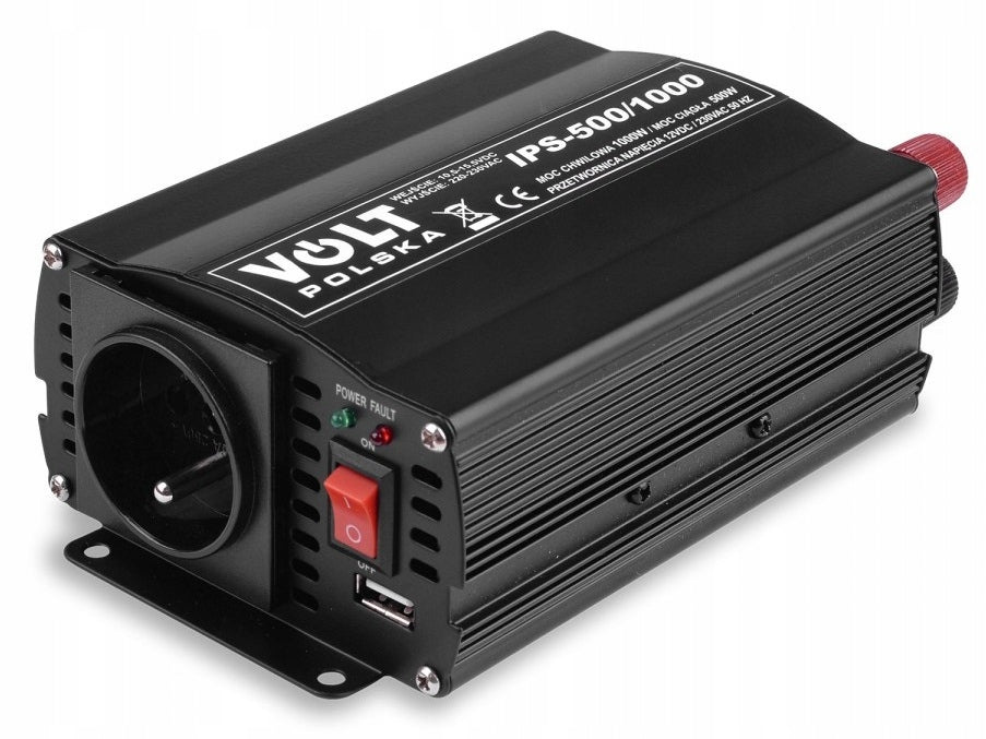 IPS voltage converter 500W /1000W 12V 230V + USB VOLT POLSKA