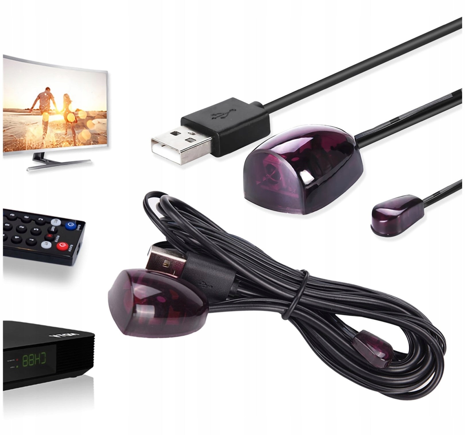 IR Infrared Remote Control Relay Cabinet USB Cable Easy Installation Manufacturer code TKABEL