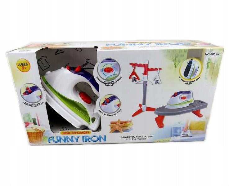 IRON IRONING BOARD SET FOR KIDS DOLL CLOTHES HANGER Brand Midex