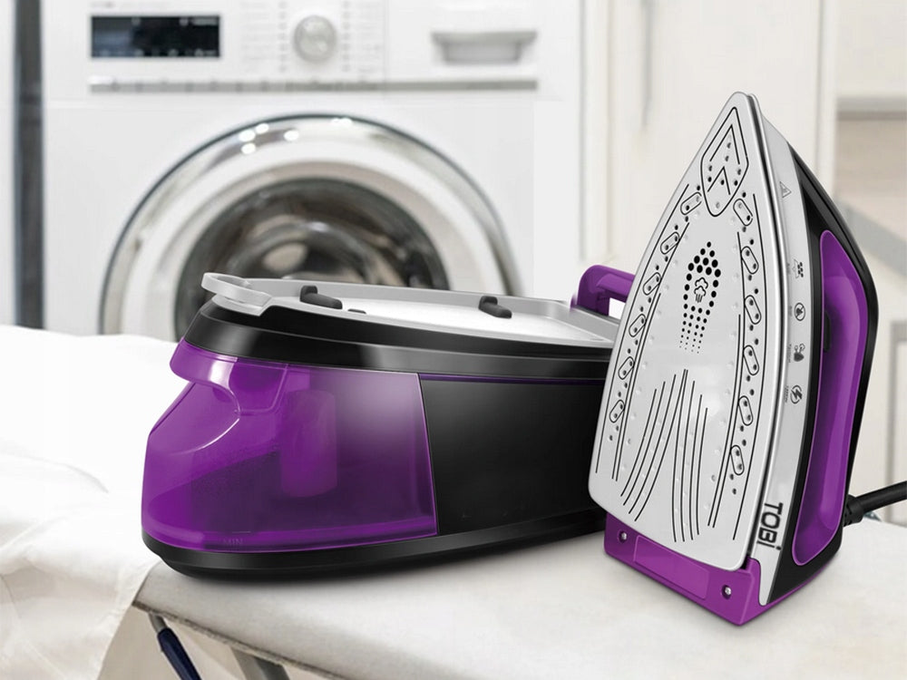 IRON STEAM GENERATOR STEAM STATION CERAMIC COATING FOR CLOTHES 2400W Brand Verk Group