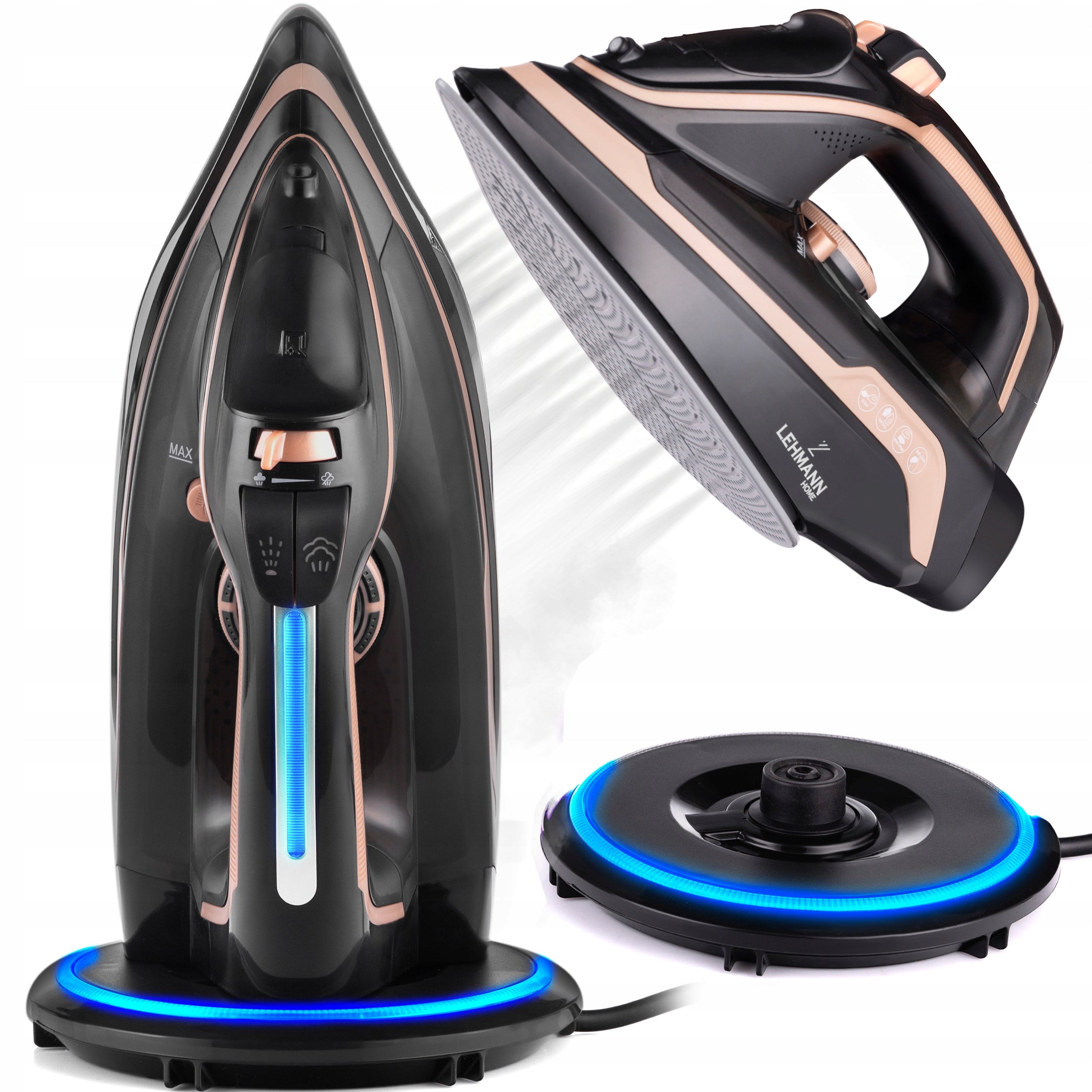 IRON WIRELESS STEAM HIGH POWER 3000W CERAMIC LED CHARGING STATION
