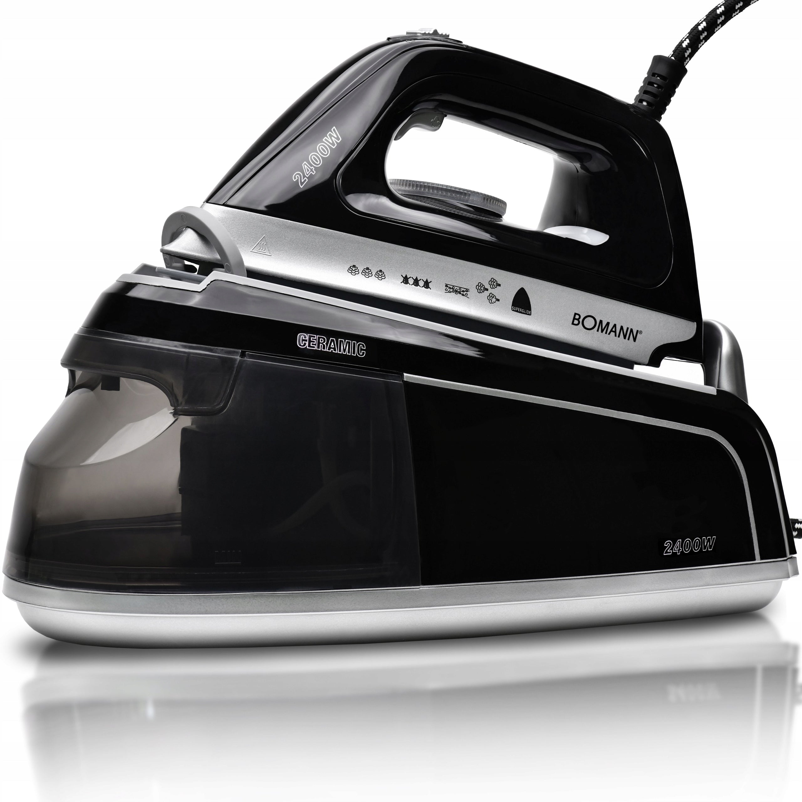IRON WITH STEAM STATION BOMANN DBS 6034 CB (BLACK) EAN (GTIN) 5903991838438
