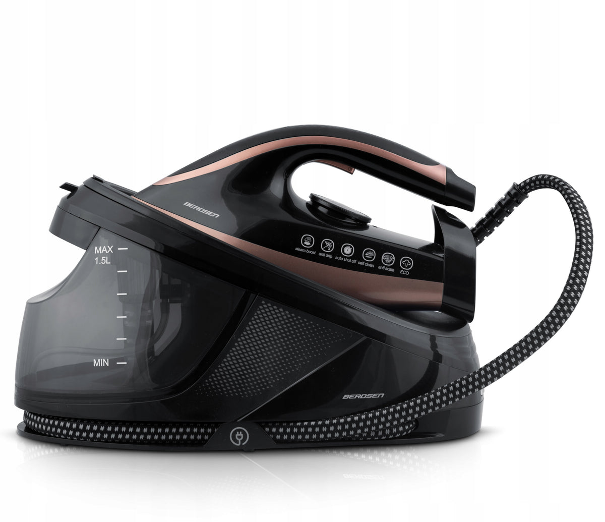 IRON WITH STEAM STATION STEAM GENERATOR 3000W STRONG CERAMIC COATING Packaging status original