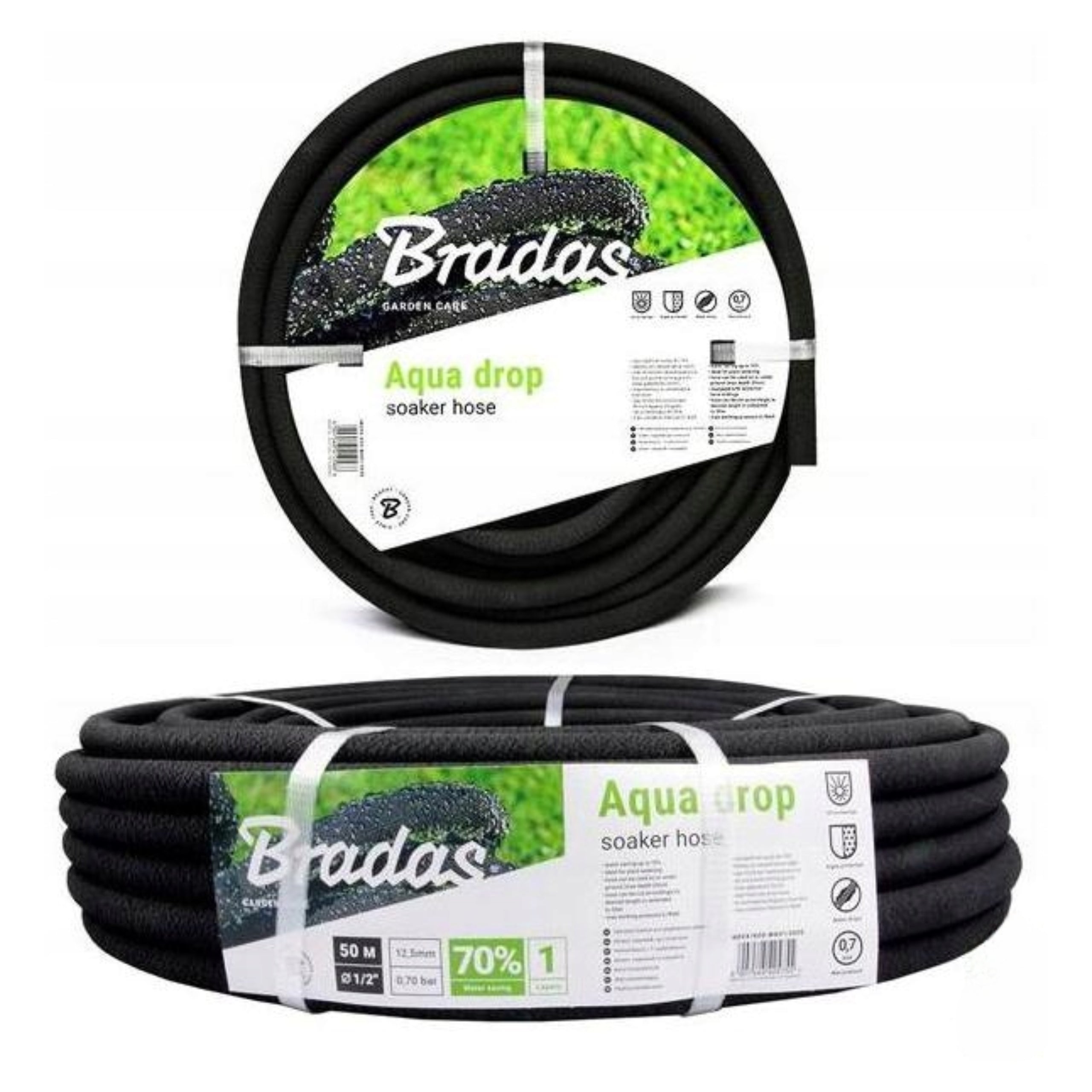 IRRIGATION DRIP HOSE 50M AQUA-DROP
