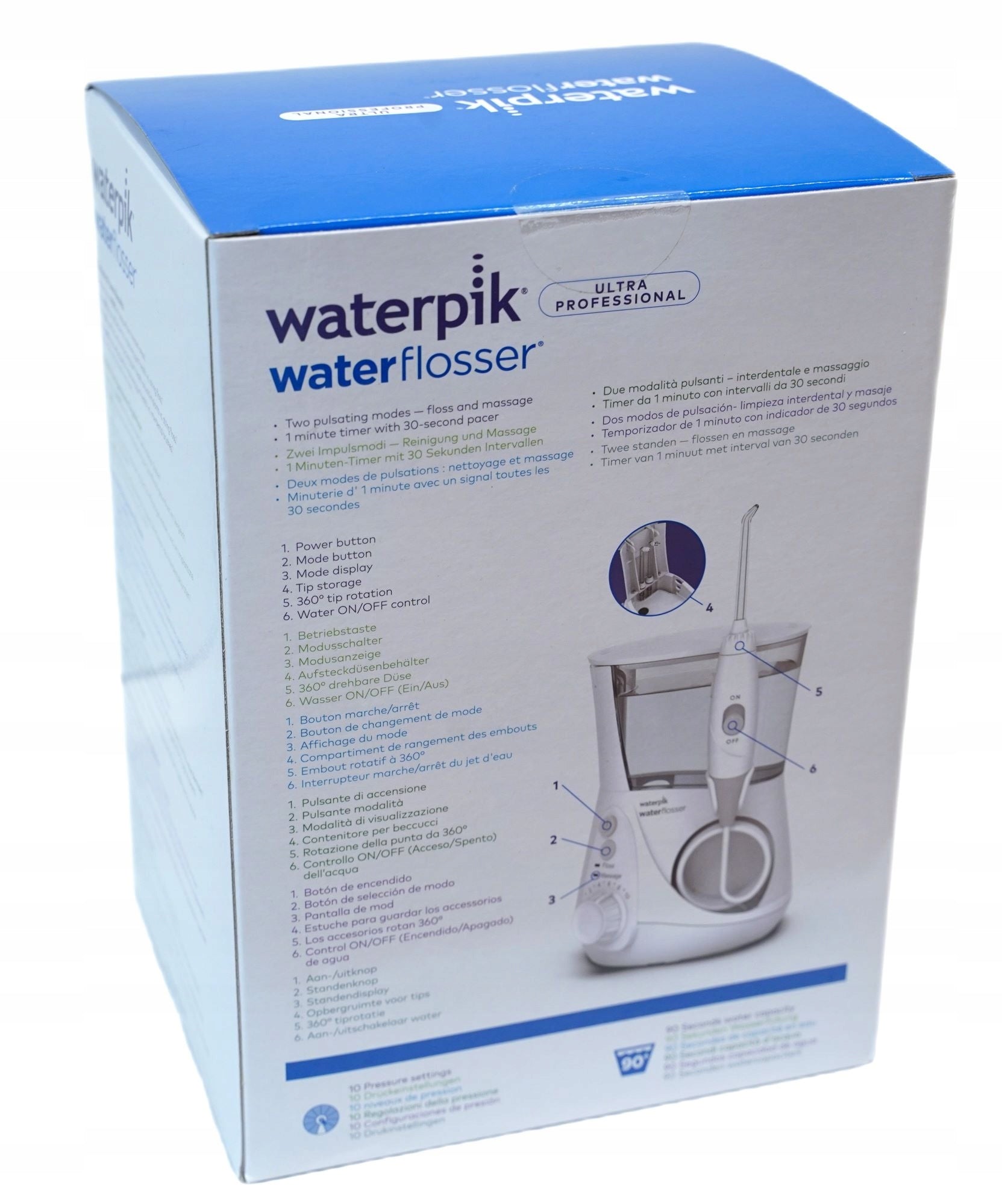 IRRIGATOR WATERPIK WP-660 ULTRA PROFESSIONAL WHITE Packaging status original