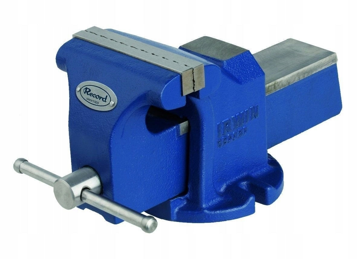 IRWIN WORKSHOP VISE 100mm LOCKSMITH WITH ANVIL Spacing max 80mm Packaging status original