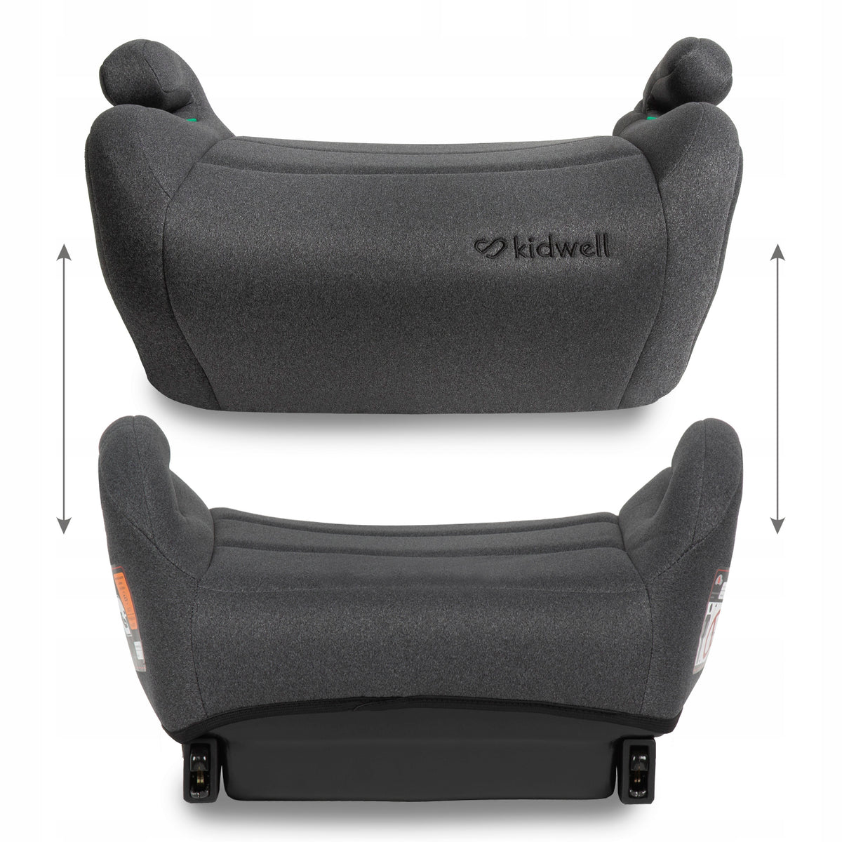 ISOFIX I-SIZE CAR SEAT child stand Kidwell Ovan GREY Brand Kidwell
