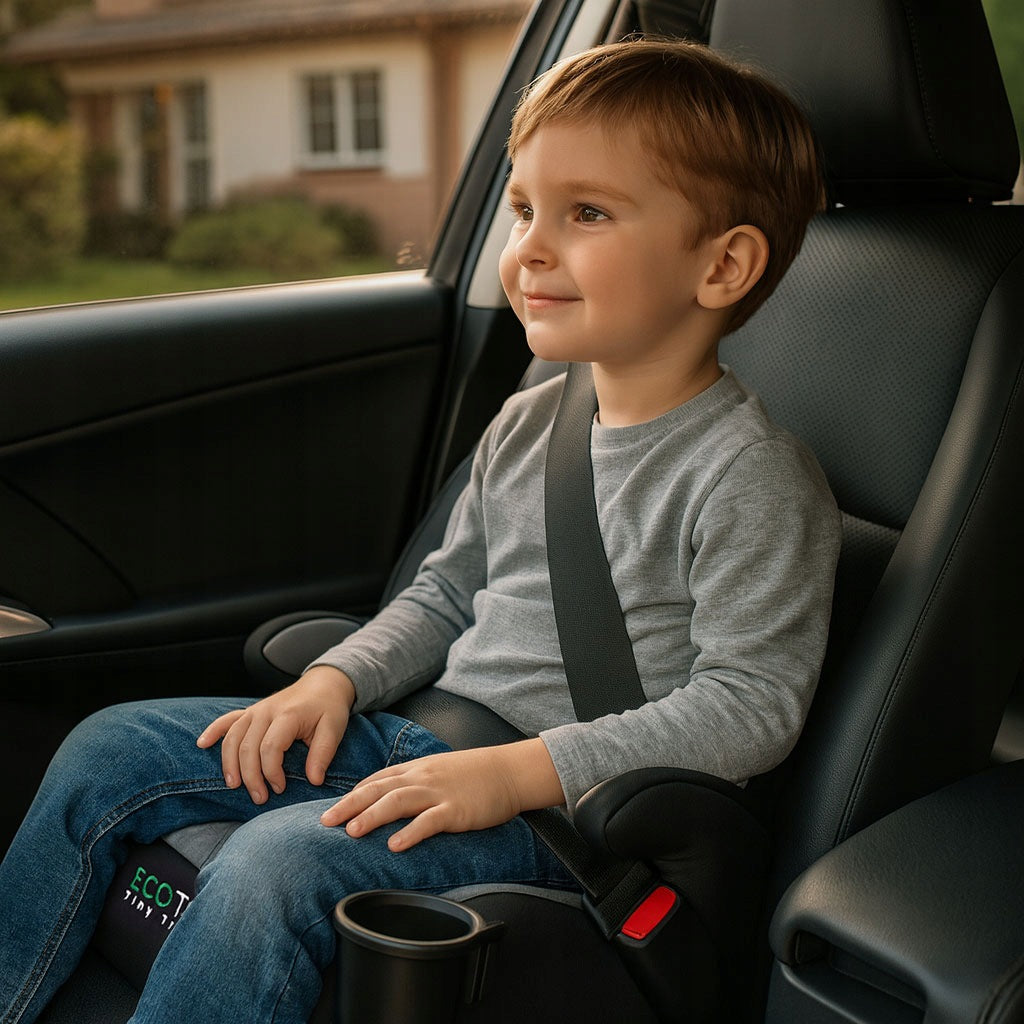 ISOFIX i-Size pad for children 125-150 cm with handle ECOTOYS
