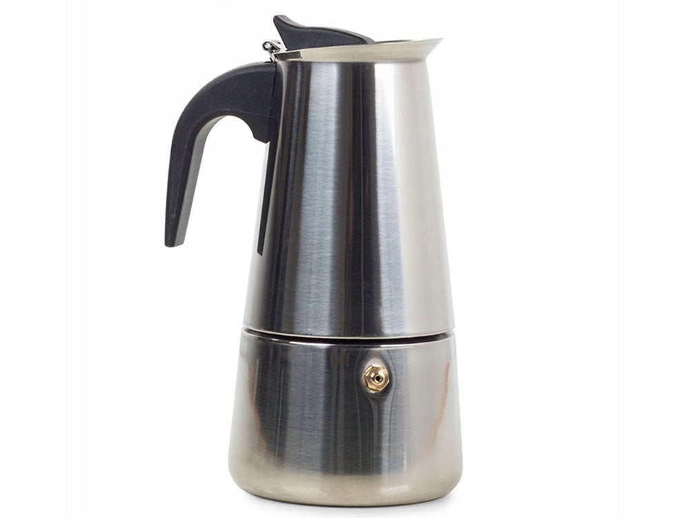 ITALIAN COFFEE MAKER ITALY COFFEE MAKER 6 300ml STAINLESS STEEL Packaging status original