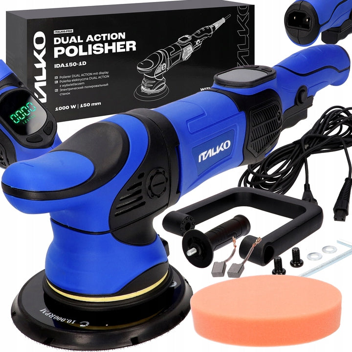 ITALKO IDA150-1D LED POLISHER POLISHING MACHINE 1000W DUAL ACTION DA 21mm