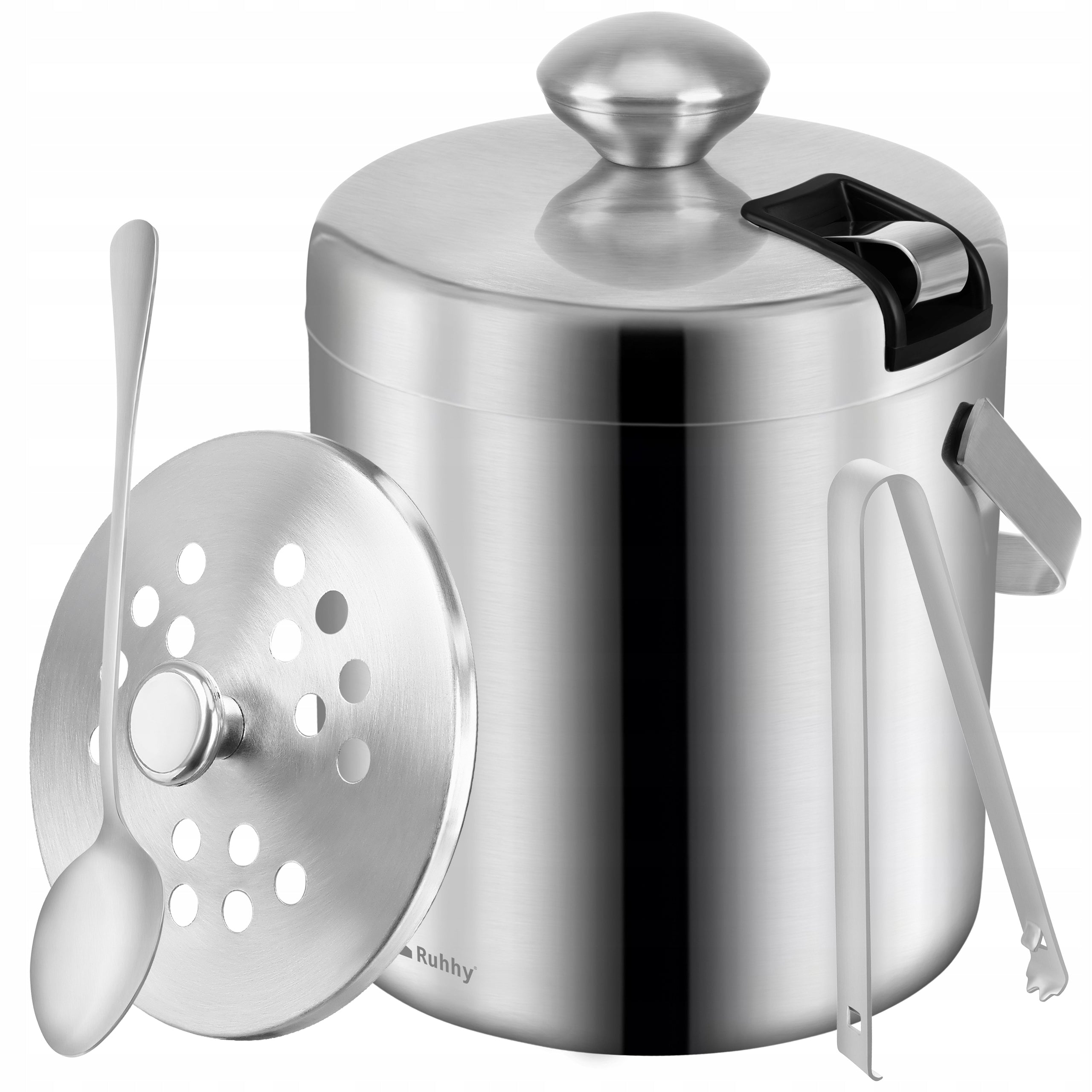 Ice Bucket Ice Container Pliers + Spoon 1,3l Ice Cooler Thermal