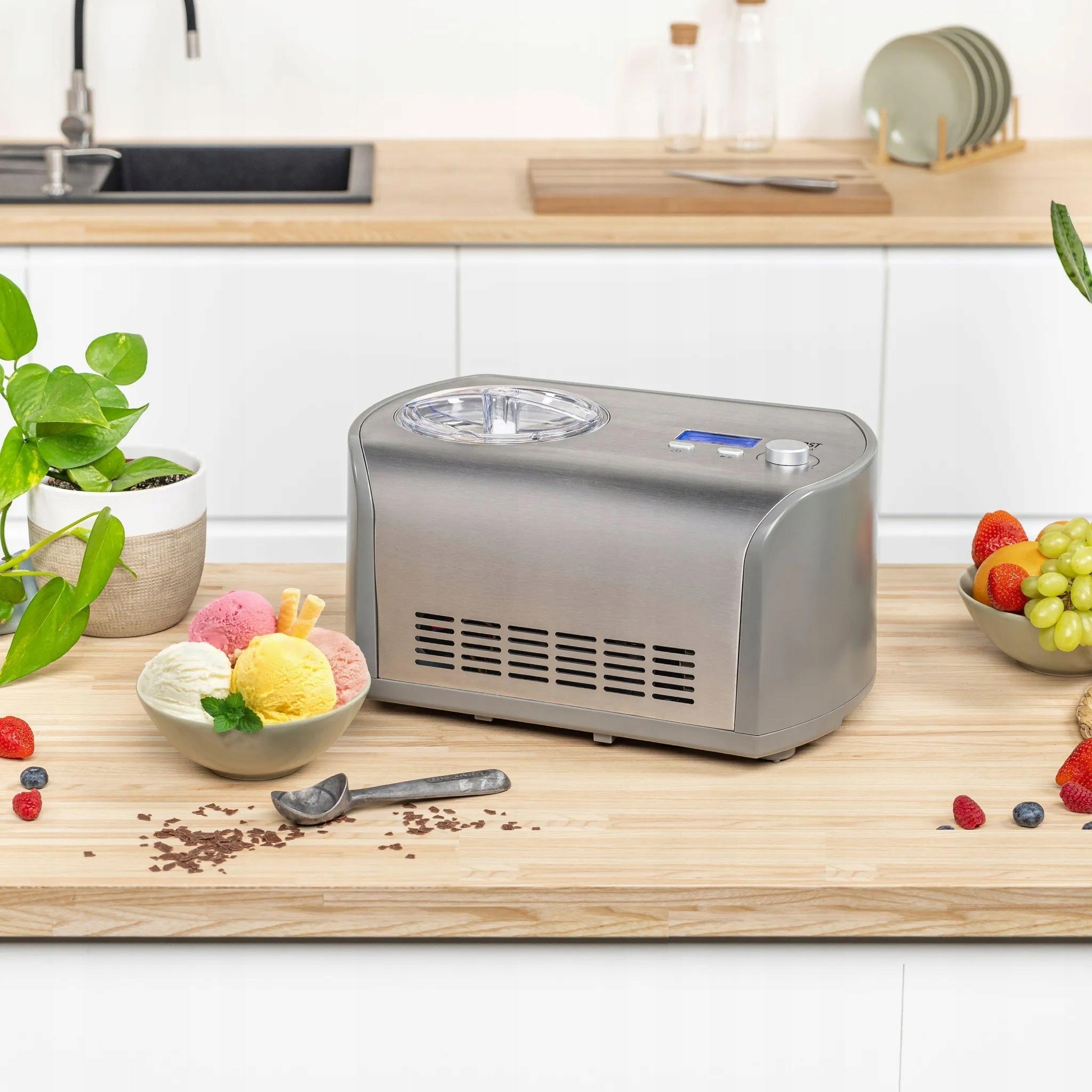Ice Cream Machine 3in1 First Austria with Compressor 1,2 L Brand First Austria