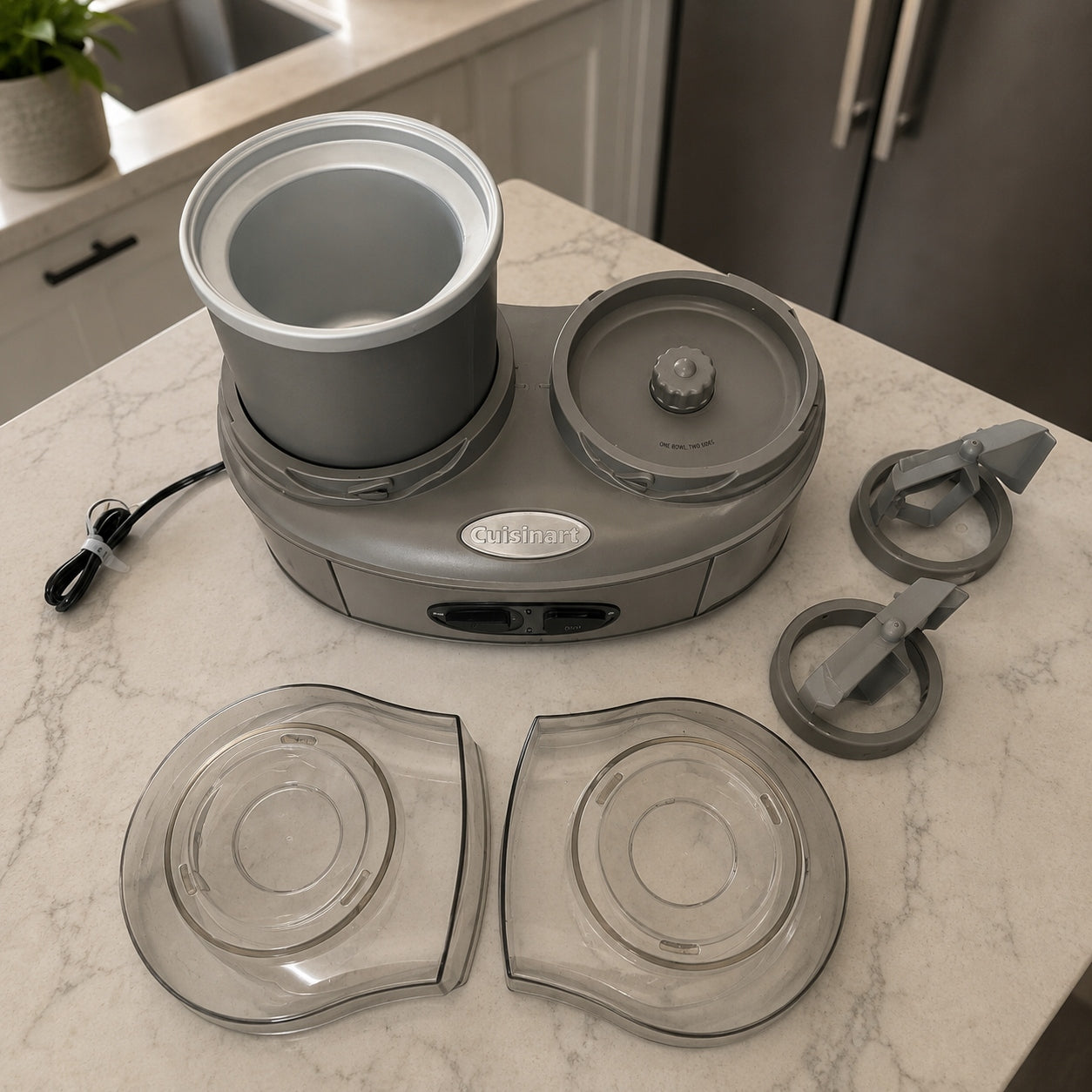 Ice Cream and Sorbet Machine Home Desserts Cuisinart ICE40BCE One Bowl Brand Cuisinart