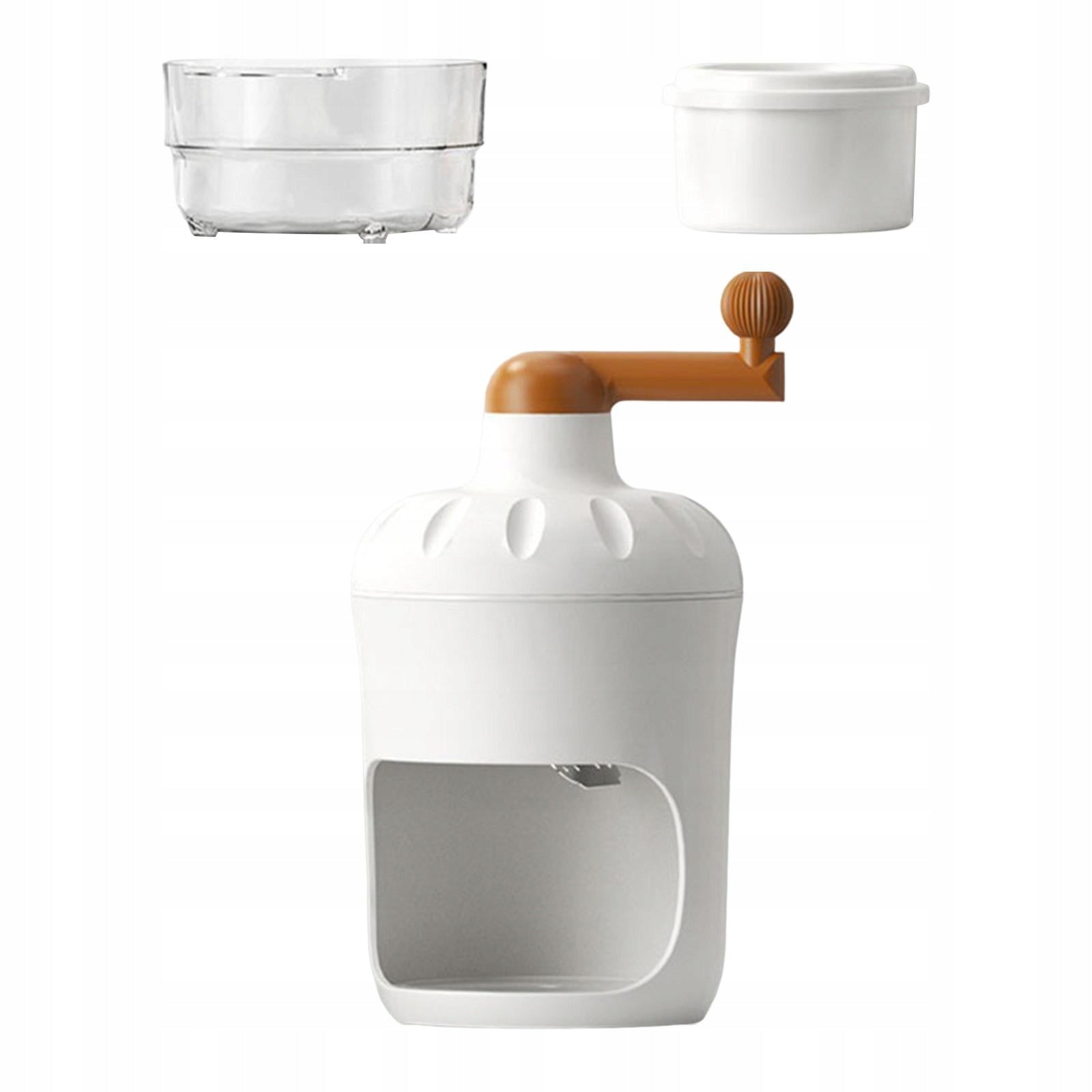 Ice Crusher Machine Manual Rotary Crushed Ice Maker (No Electricity