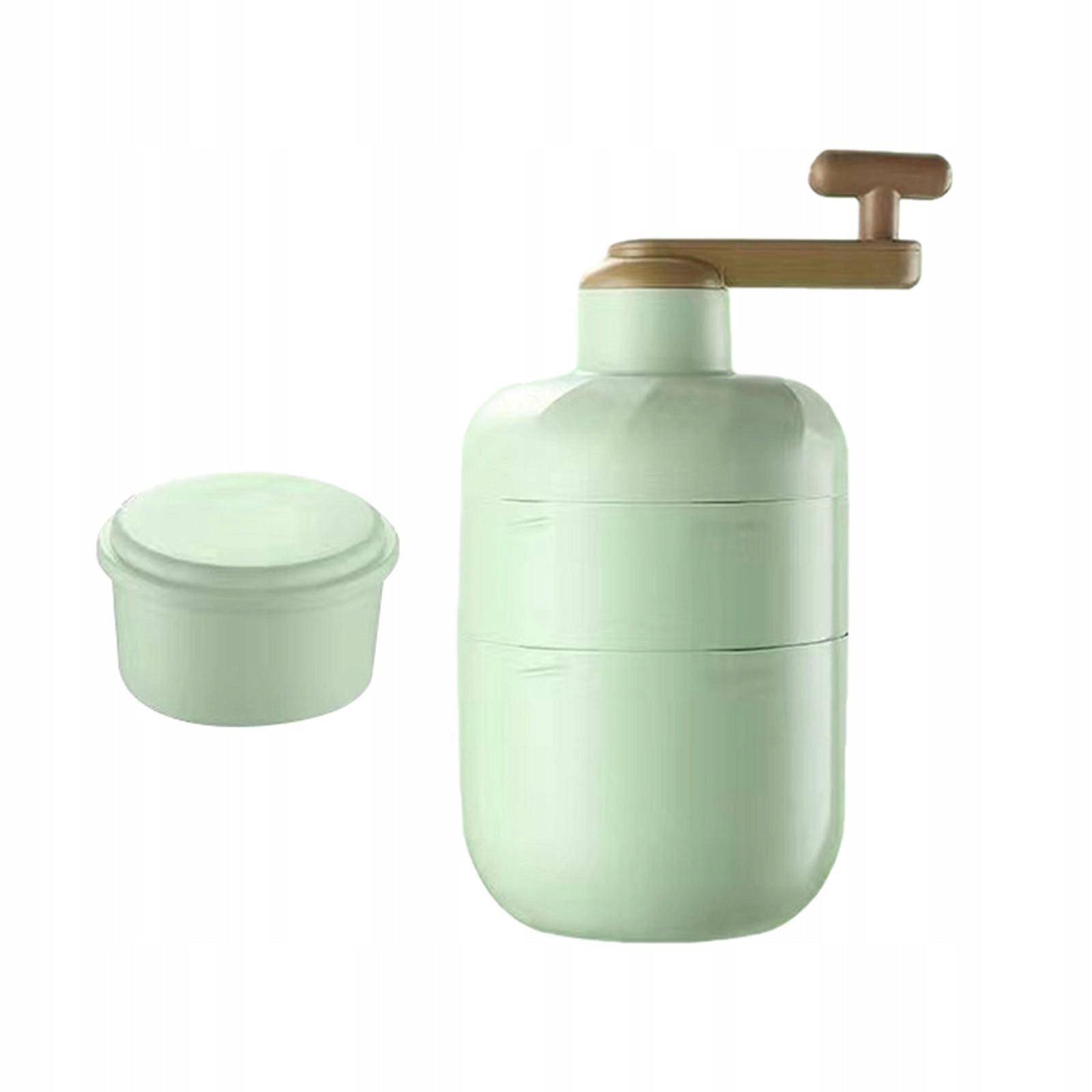 Ice Crusher Machine for Home Portable Shaved Ice Maker DIY Homemade Green Brand no brand
