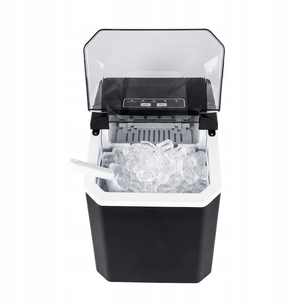 Ice Cube Making Machine for Home, Self Cleaning Ice Maker Dominant color black