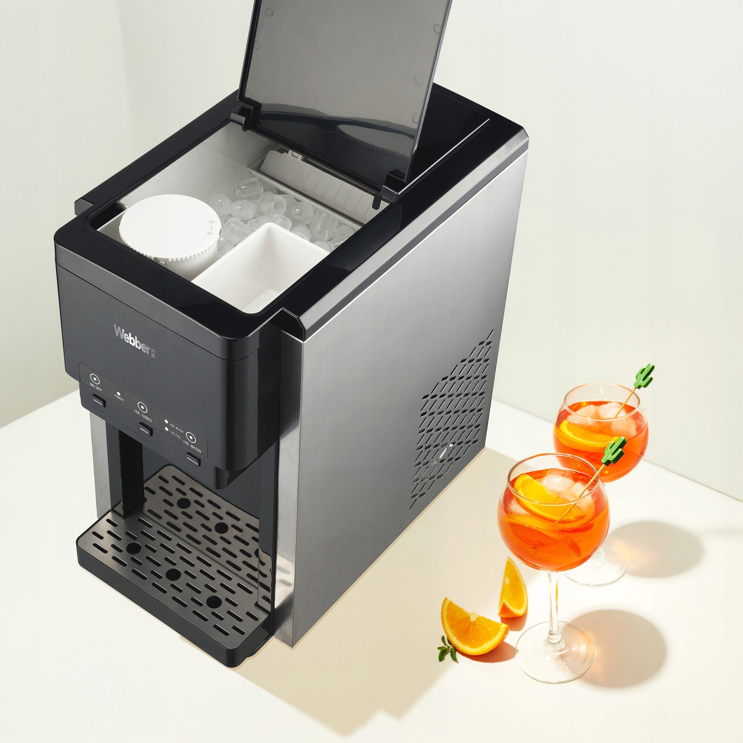 Ice Maker 3in1 Water Dispenser Crusher WEBBER 200W 20kg/24h 6 L Brand Webber