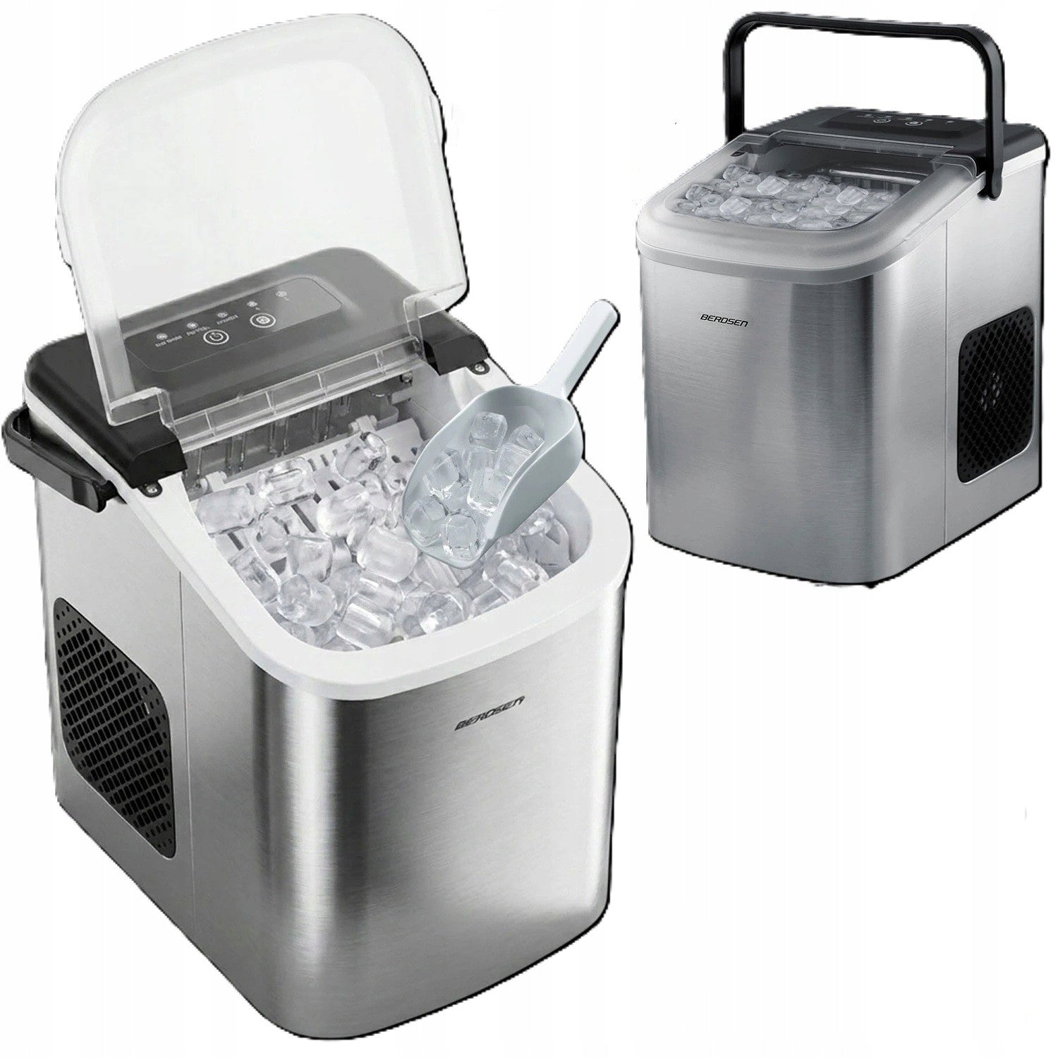 Ice Maker Berdsen 12kg/24H BD-420 Silver