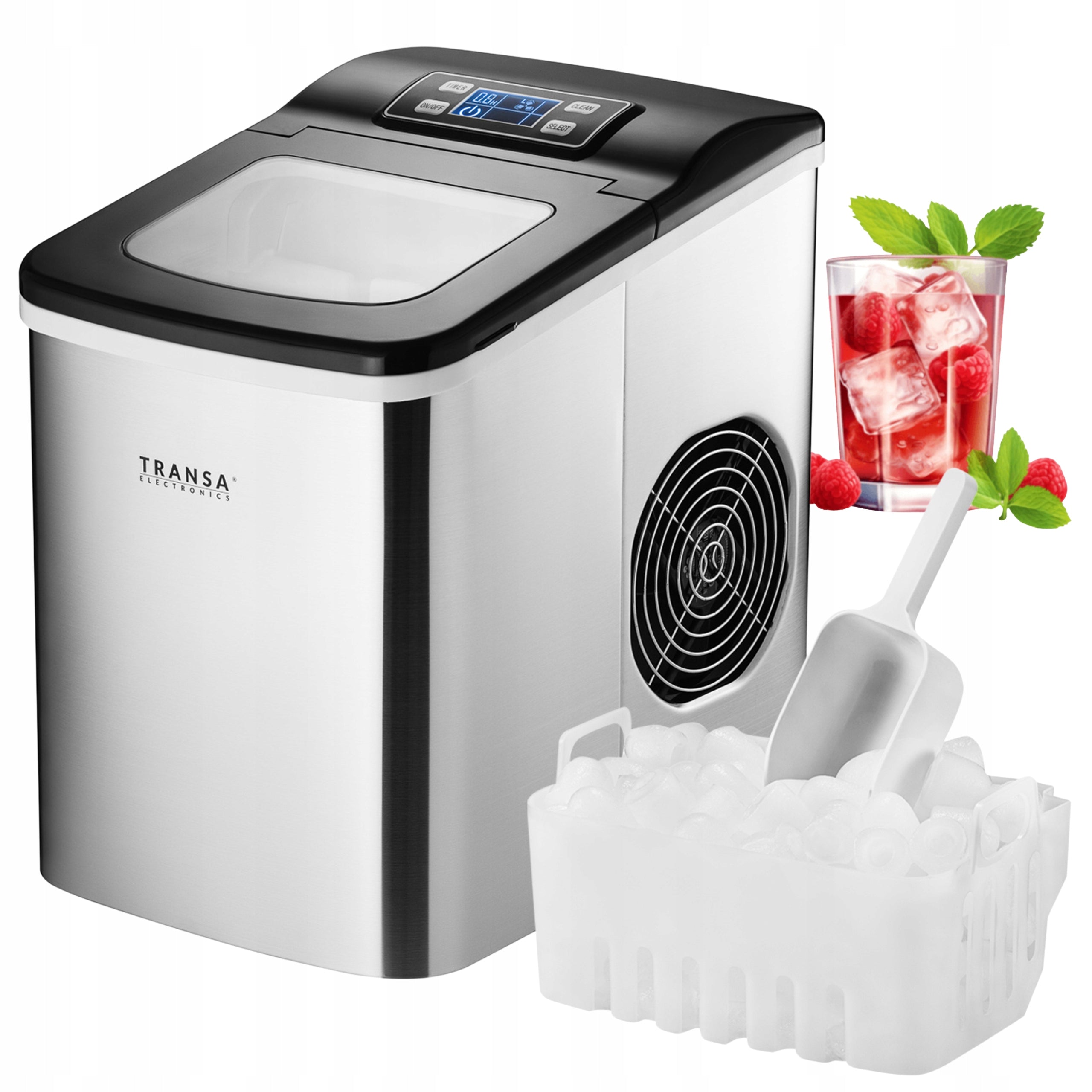 Ice Maker Icely Cube Machine Automatic 12kg/24h 120W