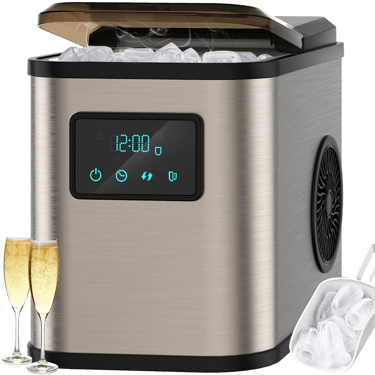 Ice Maker KeeGone YT-E-009BA silver/grey 120 W