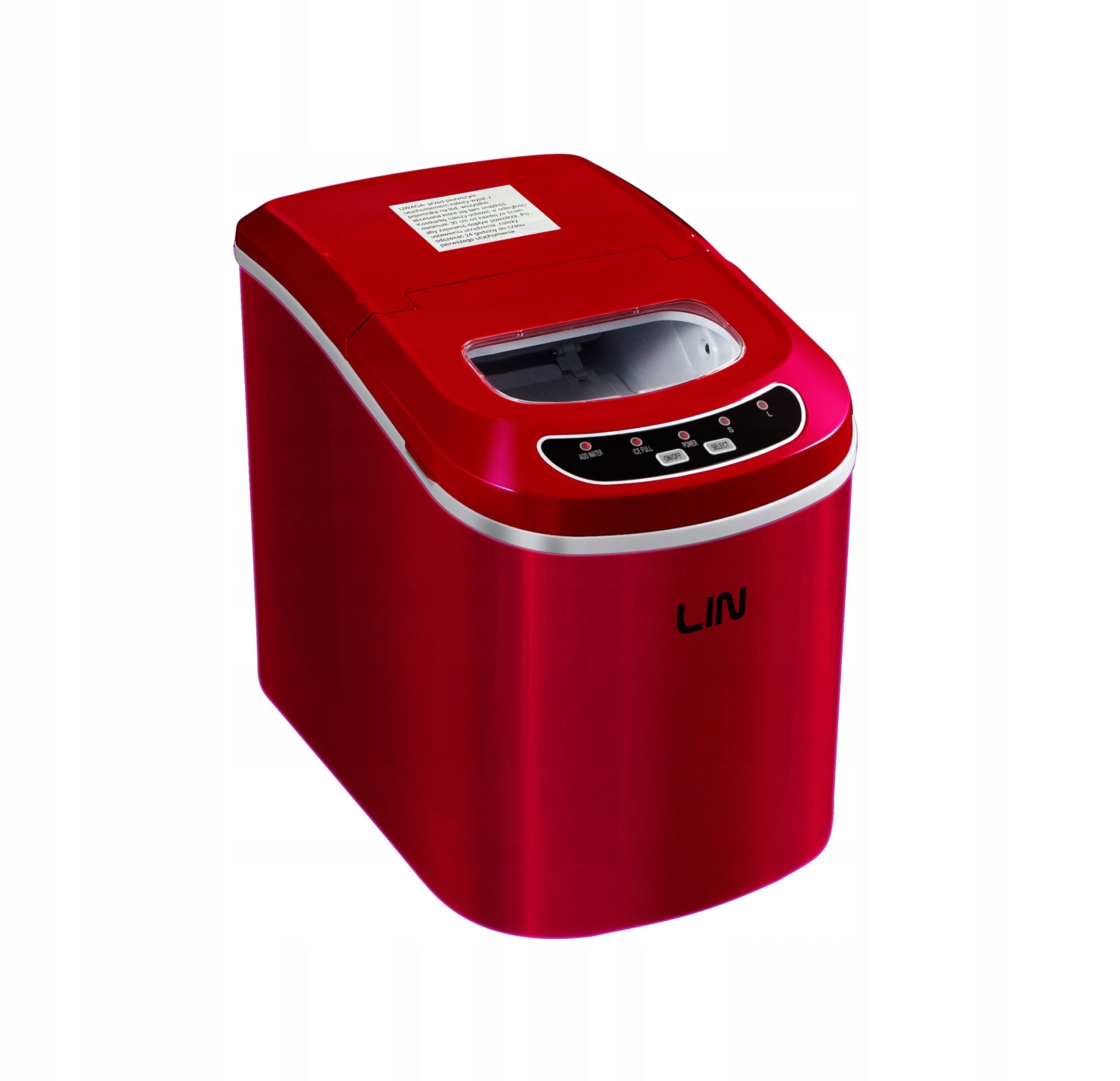 Ice Maker LIN Ice PRO-R12 Red Dominant color red