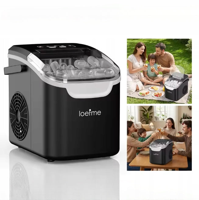 Ice Maker LOEFME 12kg/24h 2 Sizes Ice Cubes [Certificate] Packaging status original