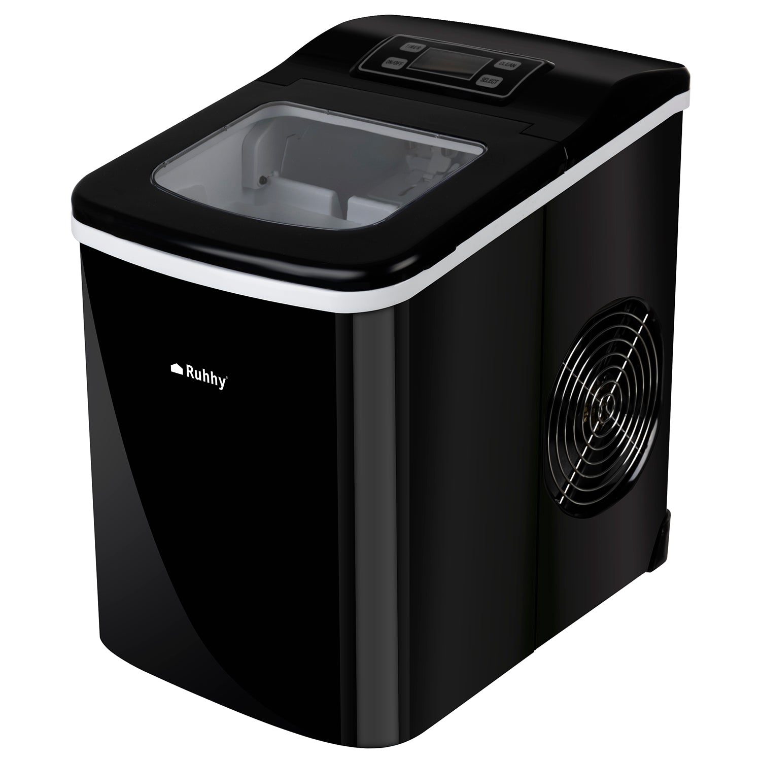 Ice Maker Ruhhy Homemade Cube Machine Express Ice 12kg Display Manufacturer code Kostkarka do lodu 2l czarna + łopatka Ruhhy
