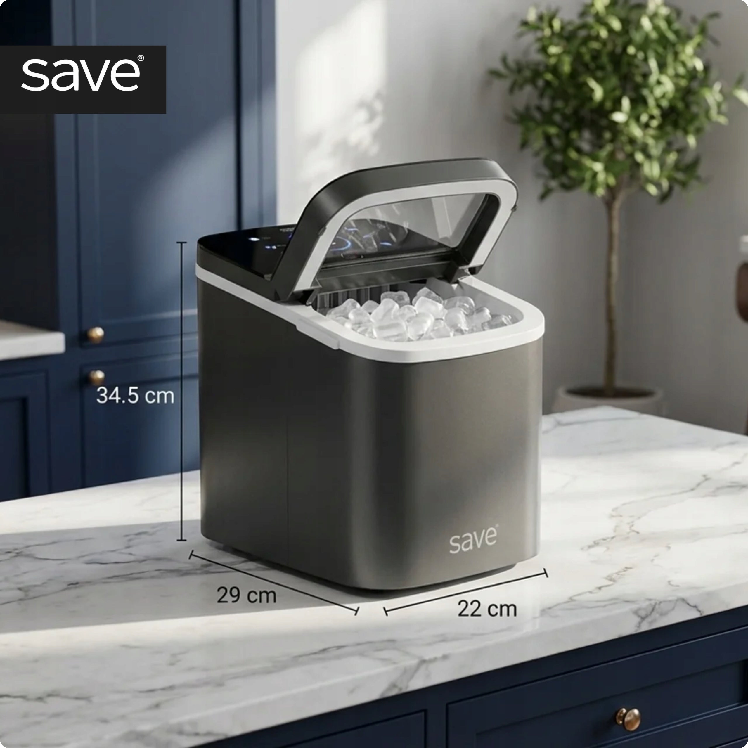 Ice Maker Touch Household Cube Machine Efficient Fast Quiet Packaging status original