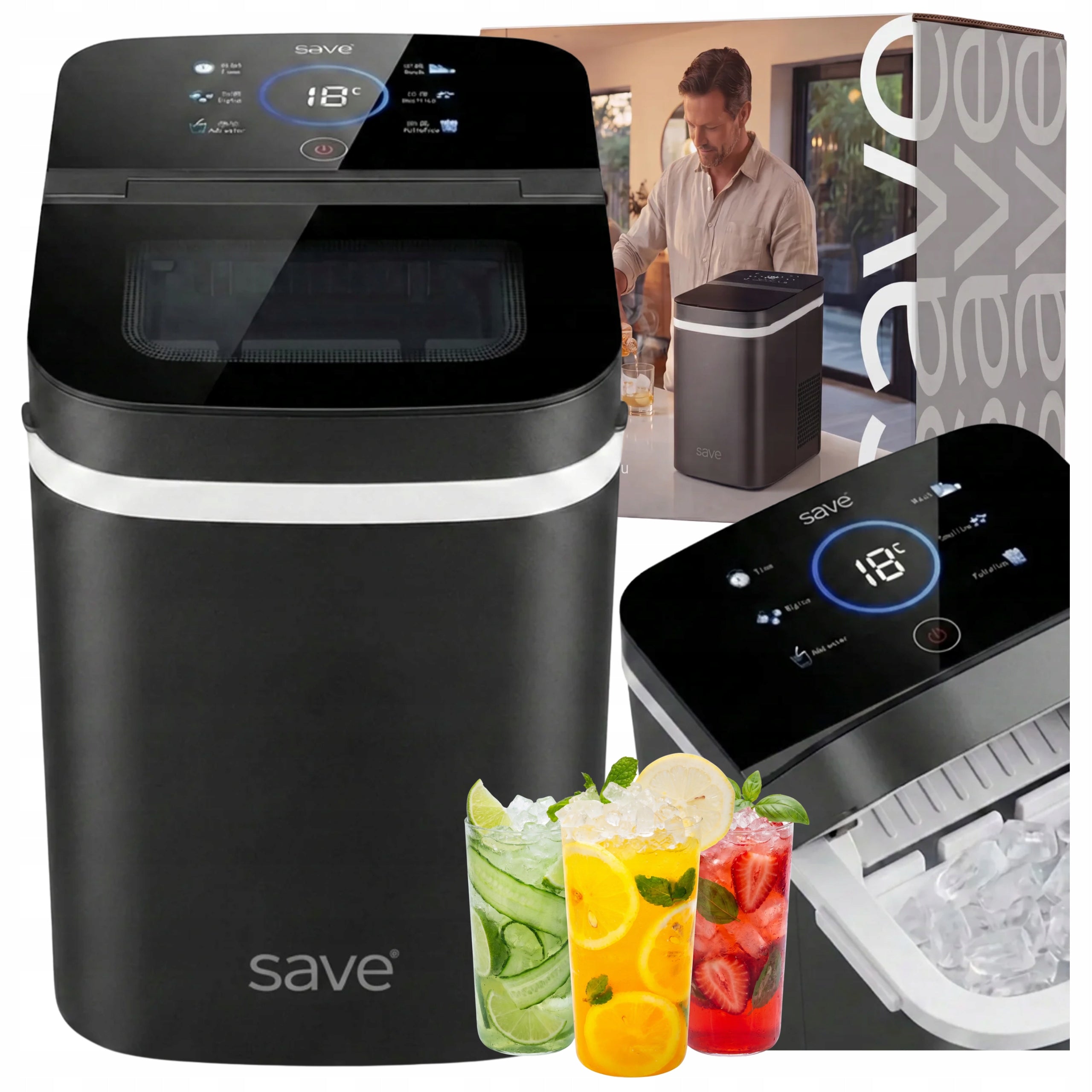 Ice Maker Touch Household Cube Machine Efficient Fast Quiet