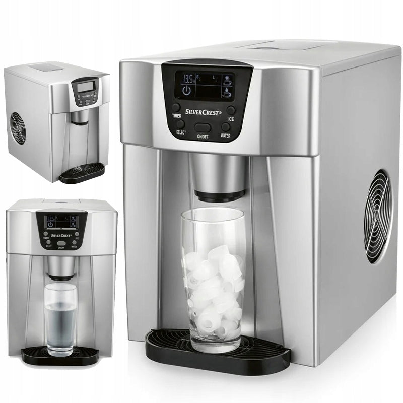 Ice Maker Water Dispenser Silvercrest SEMD 130 ICE in 7 minutes S/L