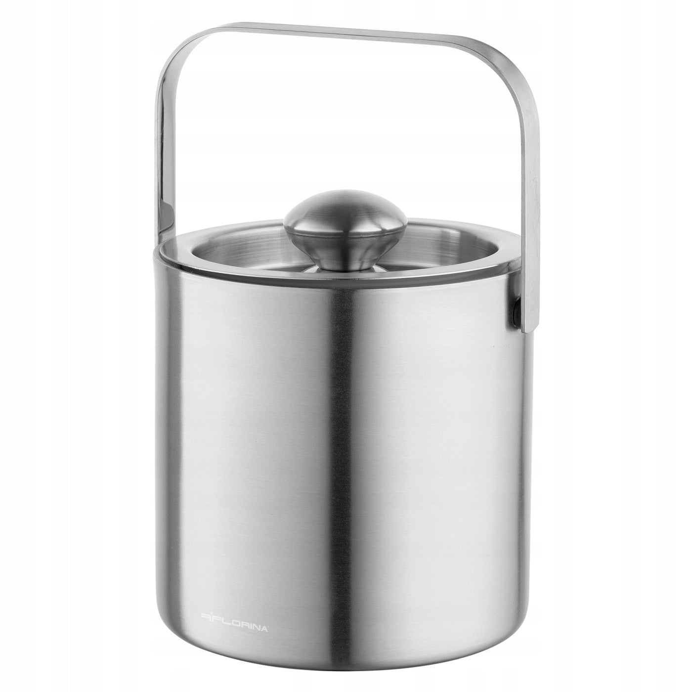 Ice bucket with pliers Florina 1200 ml stainless steel for drinks Packaging status original