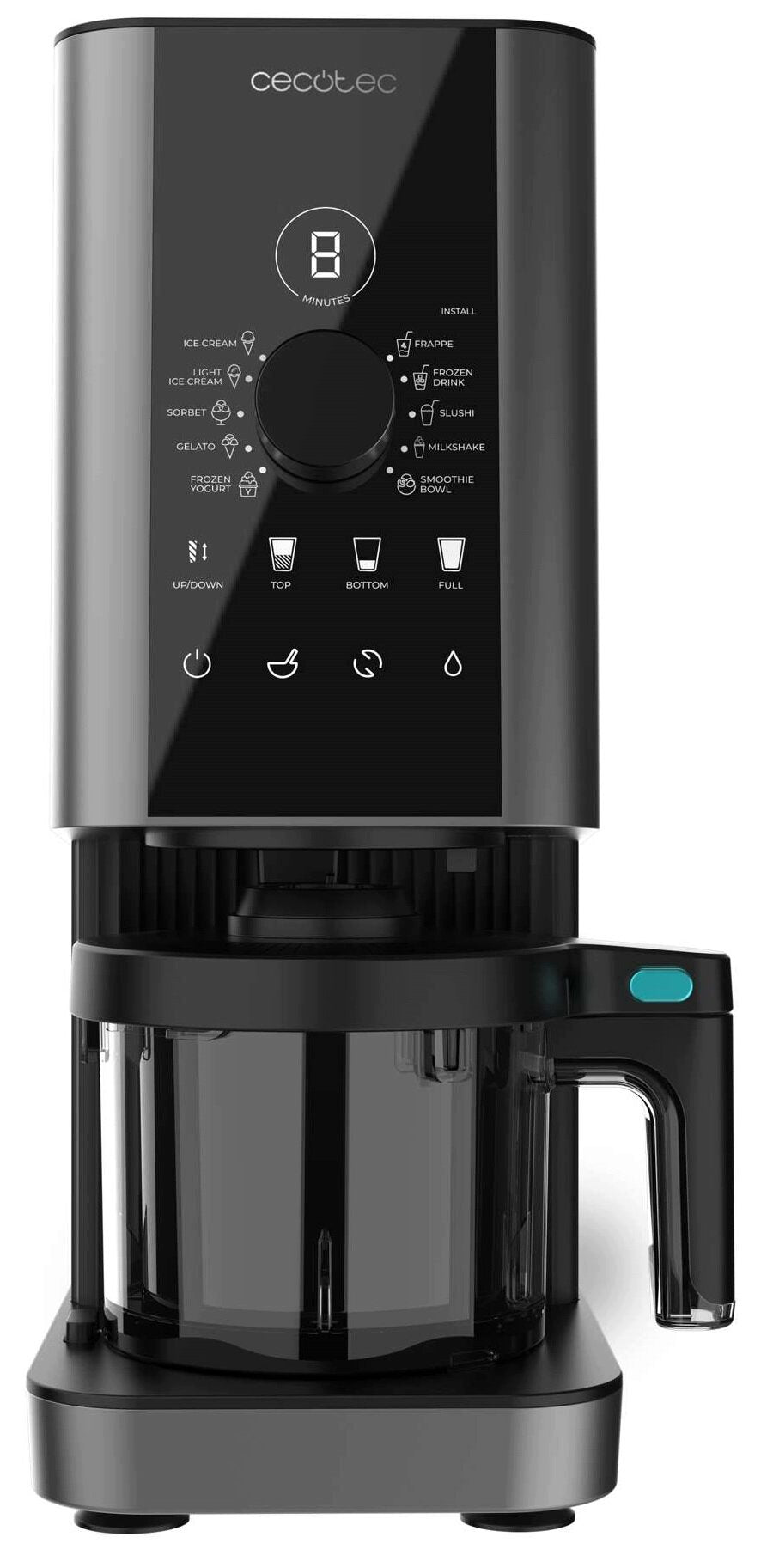 Ice cream machine CECOTEC Gelatec 1800 Dominant color black