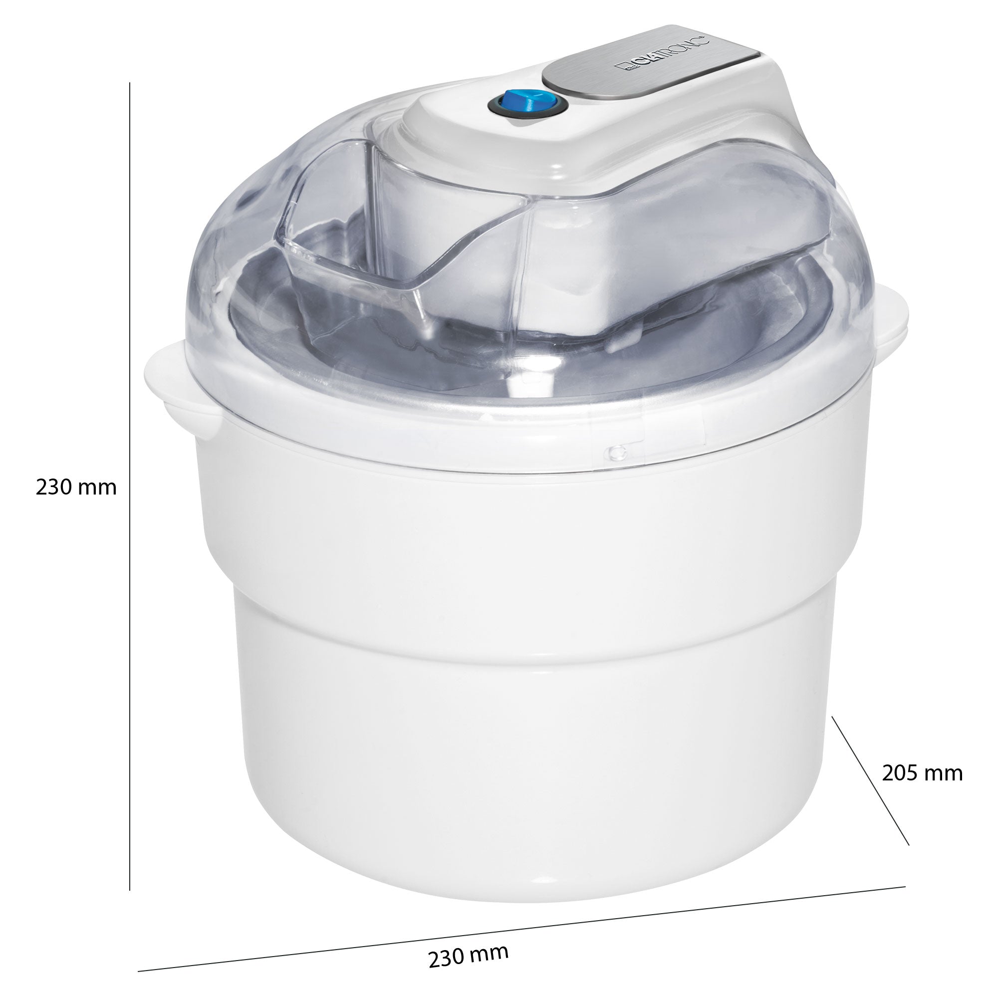 Ice cream machine Clatronic ICM 3581 - ice cream, sorbets, frozen yoghurt Brand Clatronic
